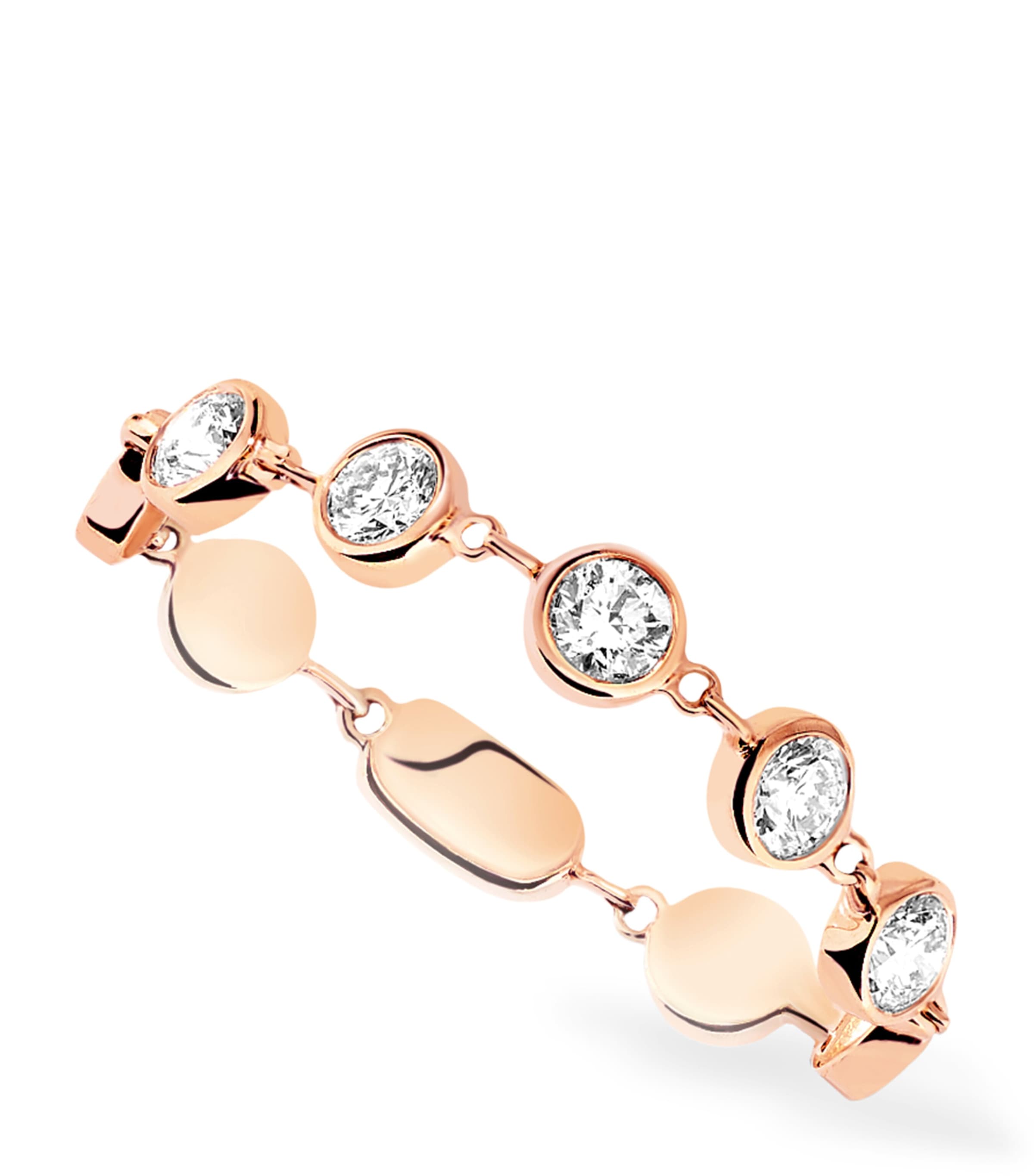 Messika D-Vibes Small Pink Gold and Diamond Ring (1.70ct) Pink Gold