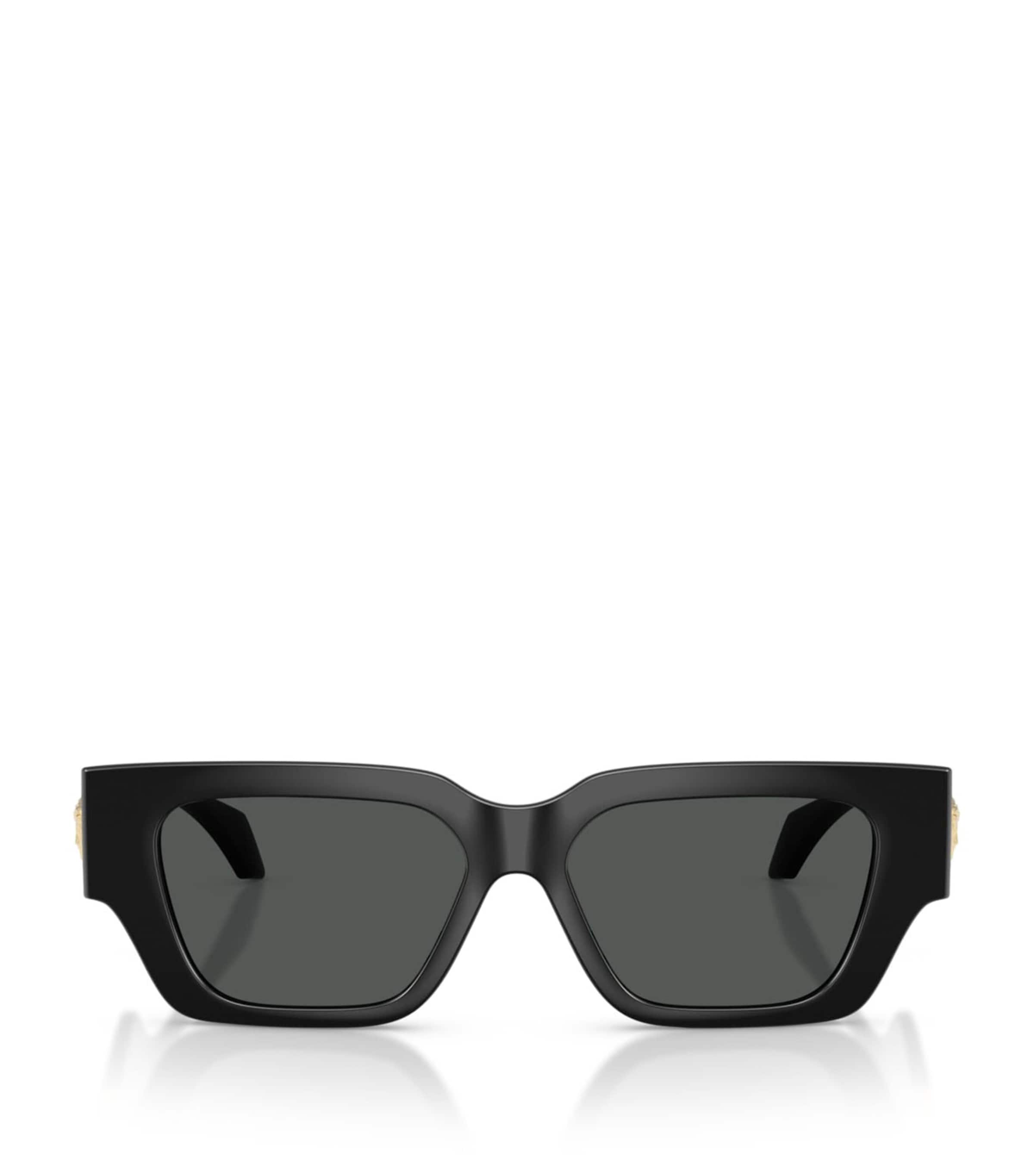 Versace VE4497U Rectangle Sunglasses Black