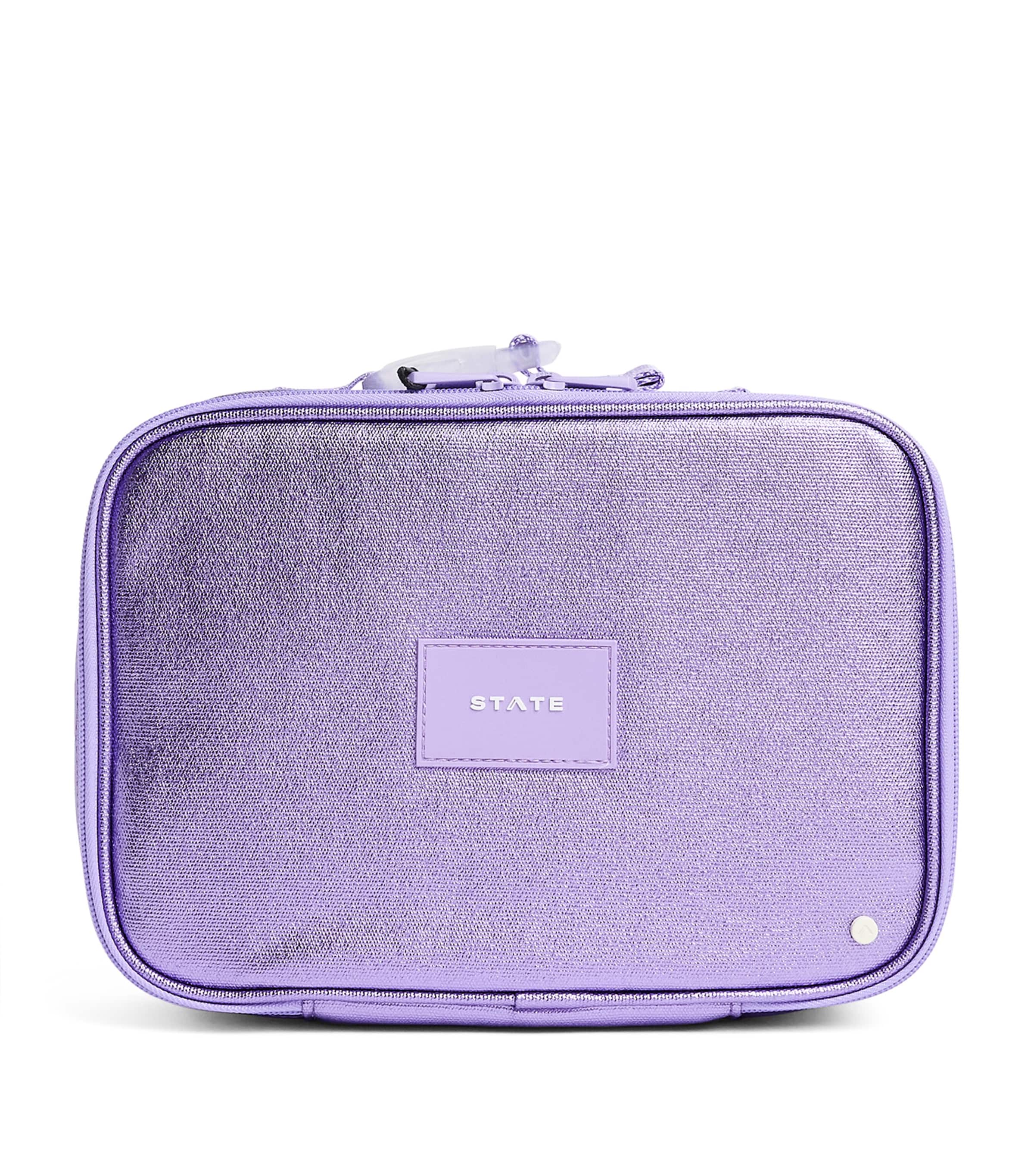 STATE Bags Metallic Rodger Lunch Box Lilac