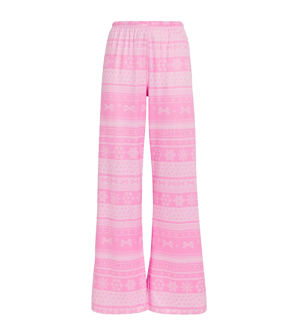 Pointelle Plush Pyjama Trousers