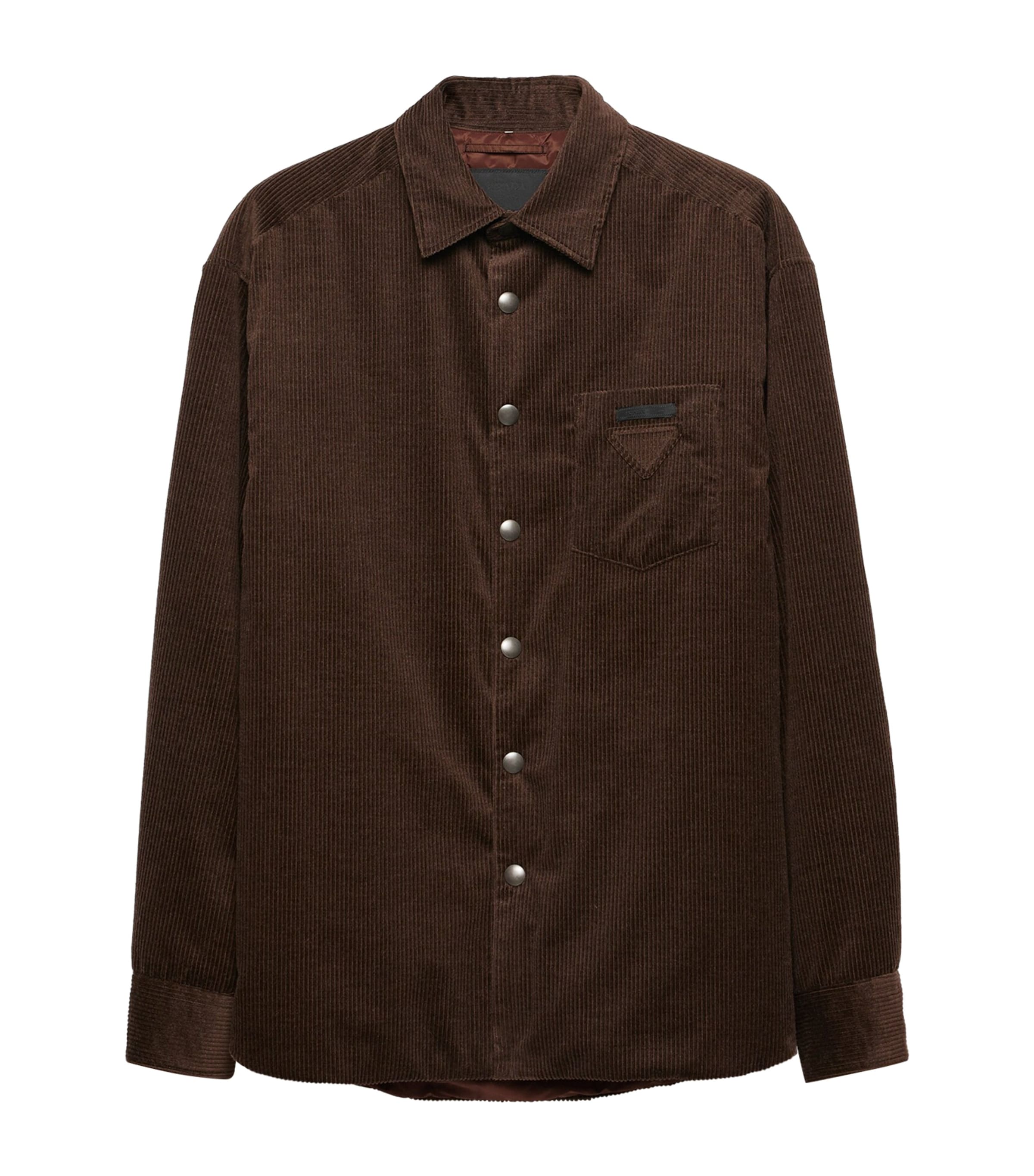 Cotton-Cashmere Corduroy Shirt