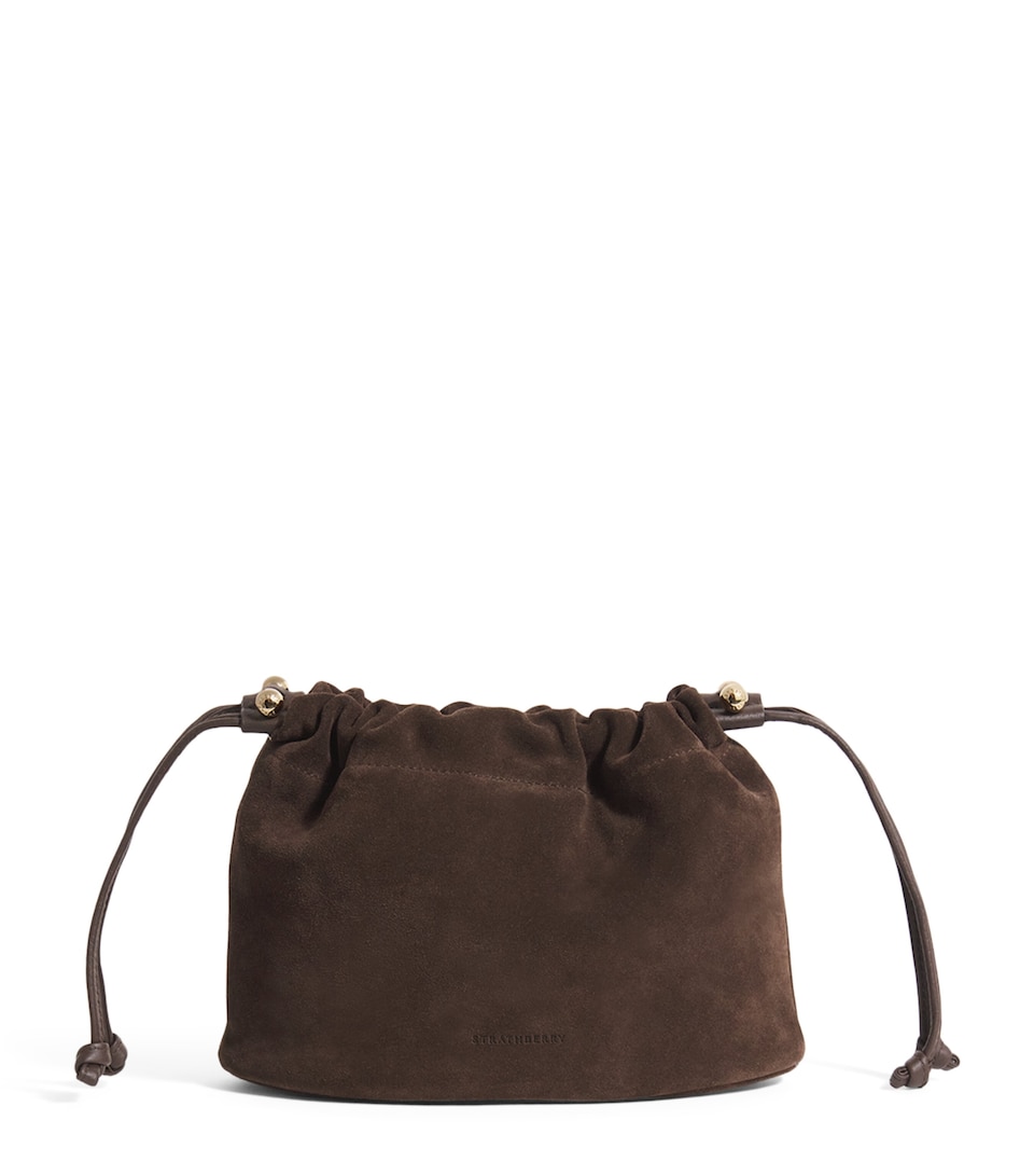 Suede Charlotte Clutch Bag