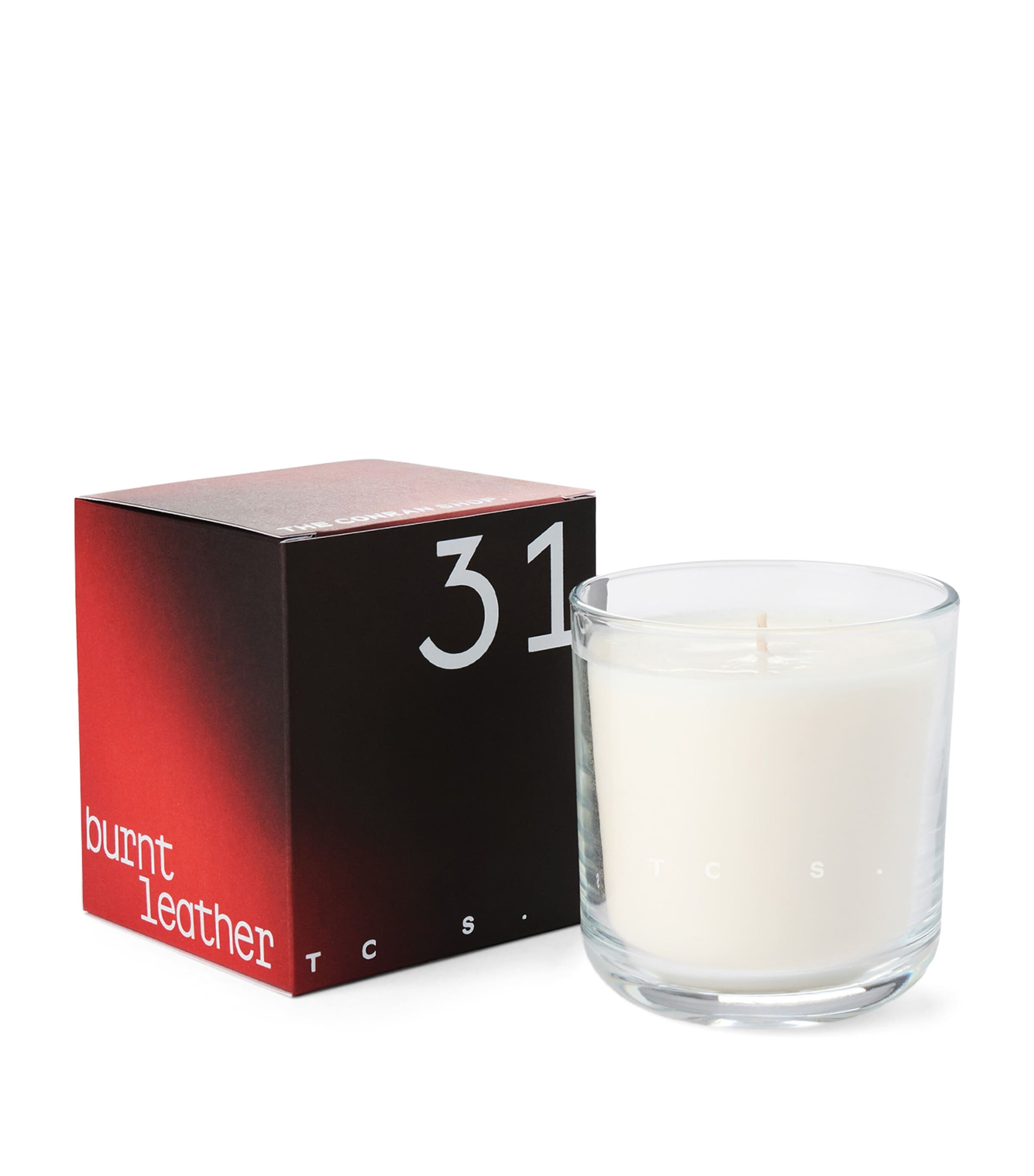 The Conran Shop 31 Burnt Leather Candle (320g) Red