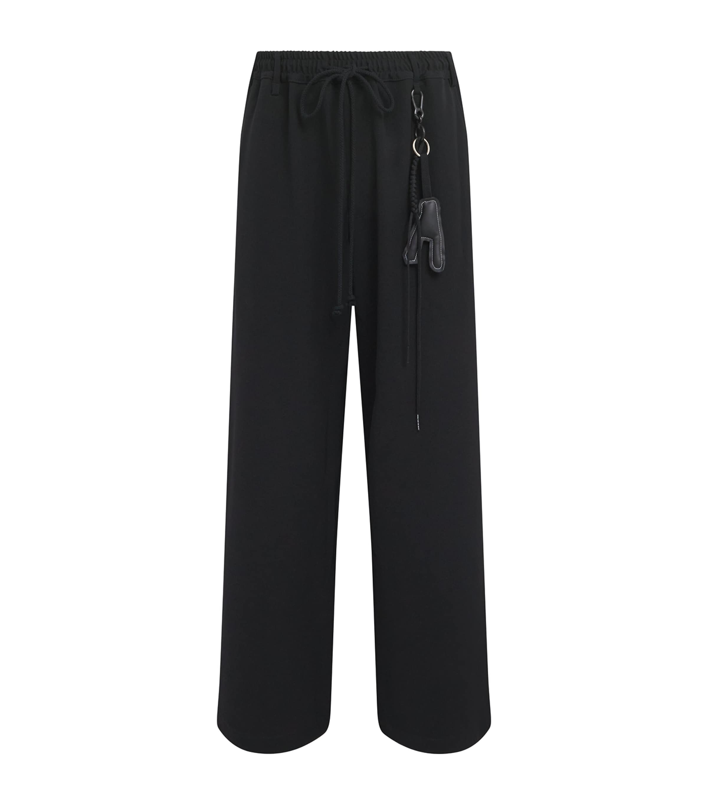 Song For The Mute Mens Pleated Lounge Trousers Black