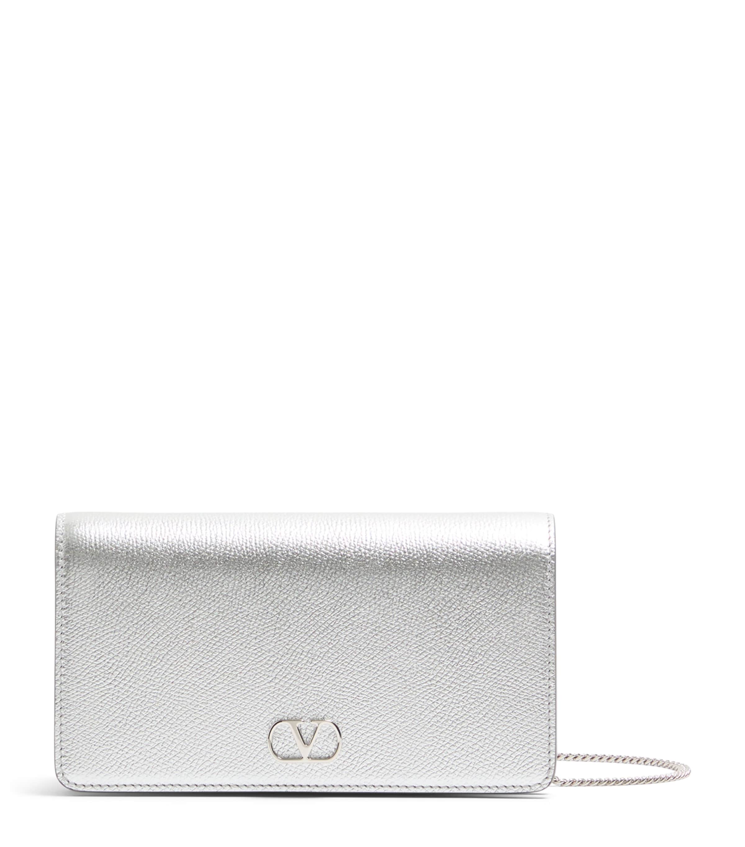 Mini Leather VLogo Signature Shoulder Bag