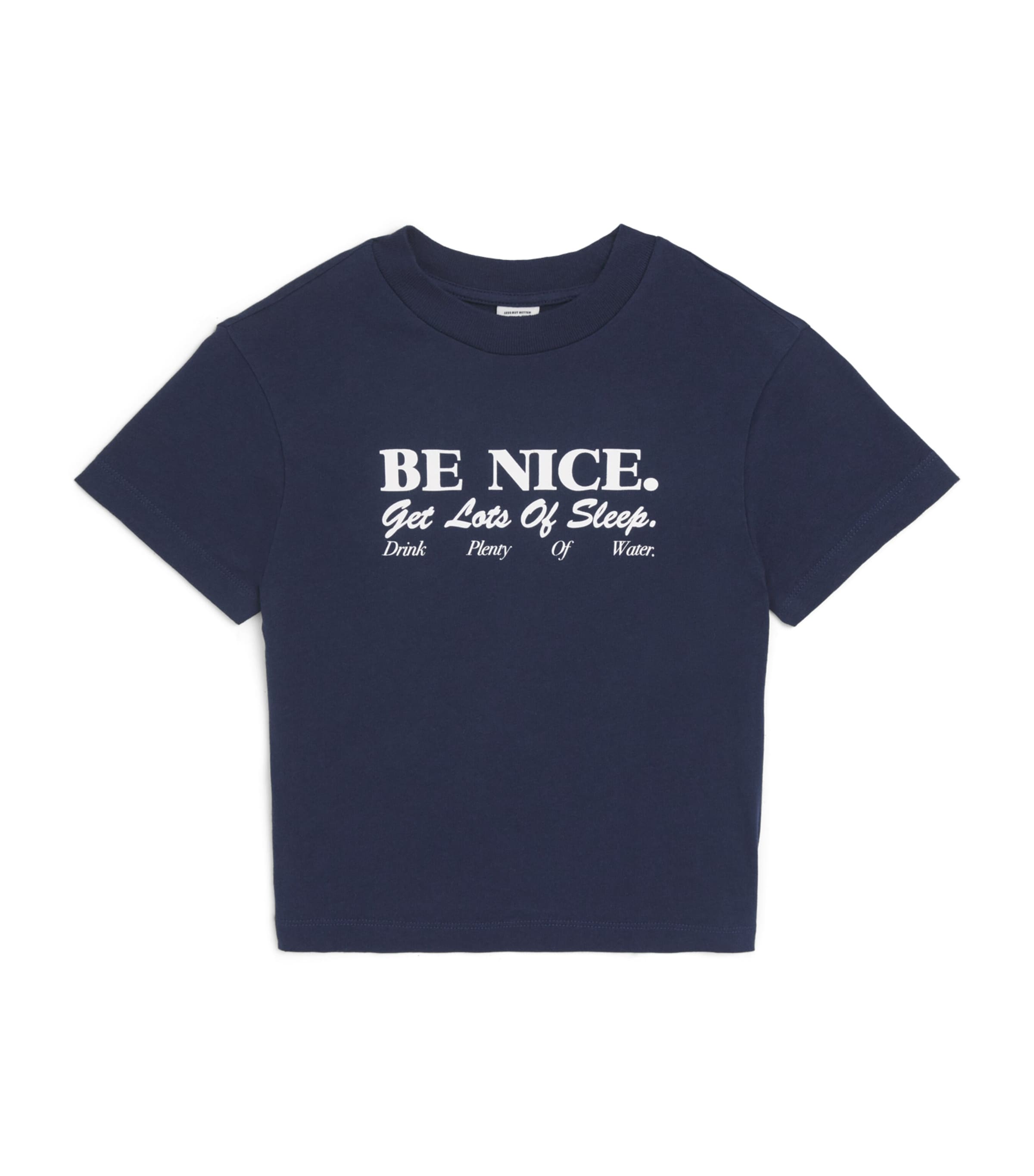 SPORTY & RICH KIDS Be Nice T-Shirt (2-14 Years) Dark Navy