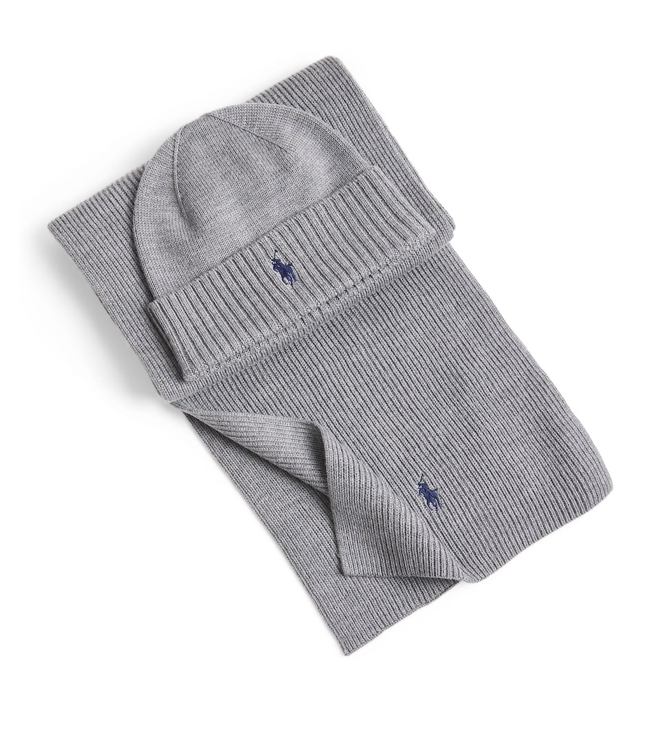 Wool Scarf and Beanie Gift Box