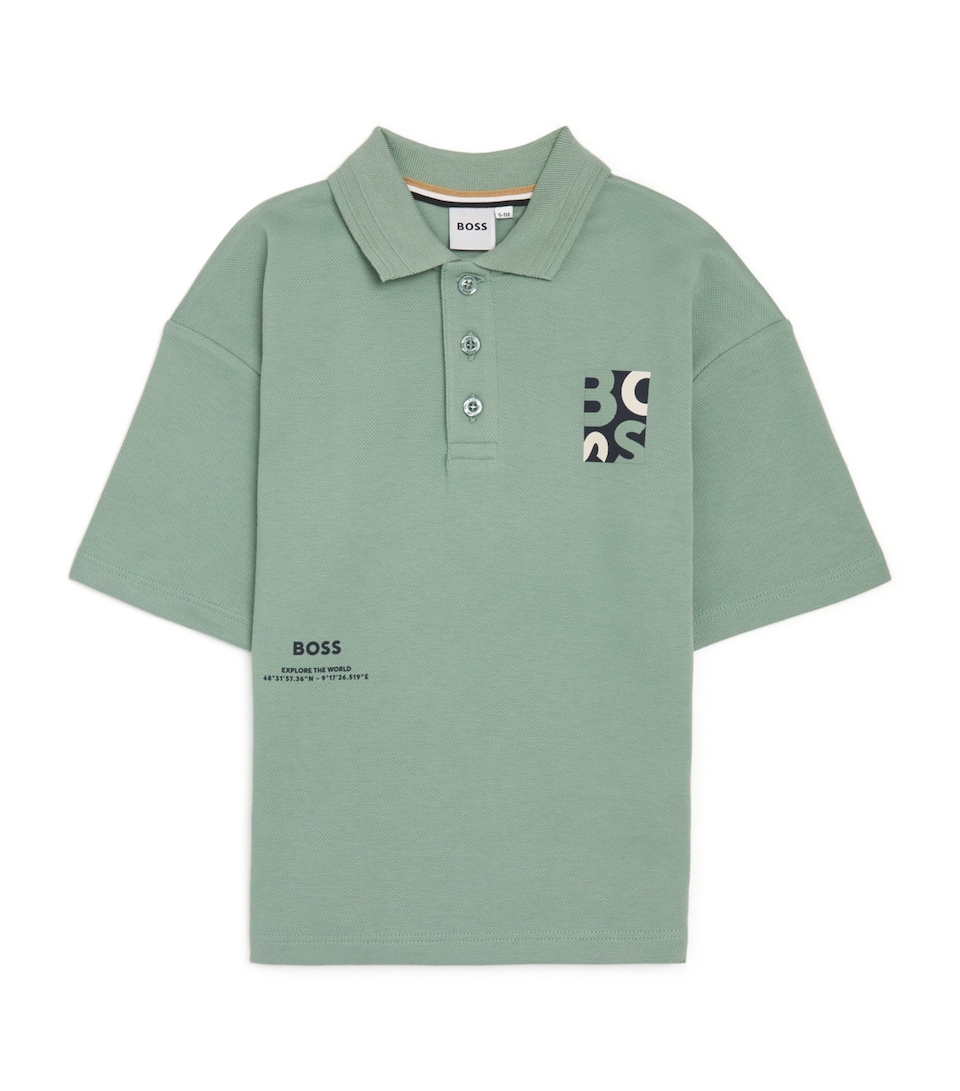 Cotton Logo Polo Shirt (4-16 Years)