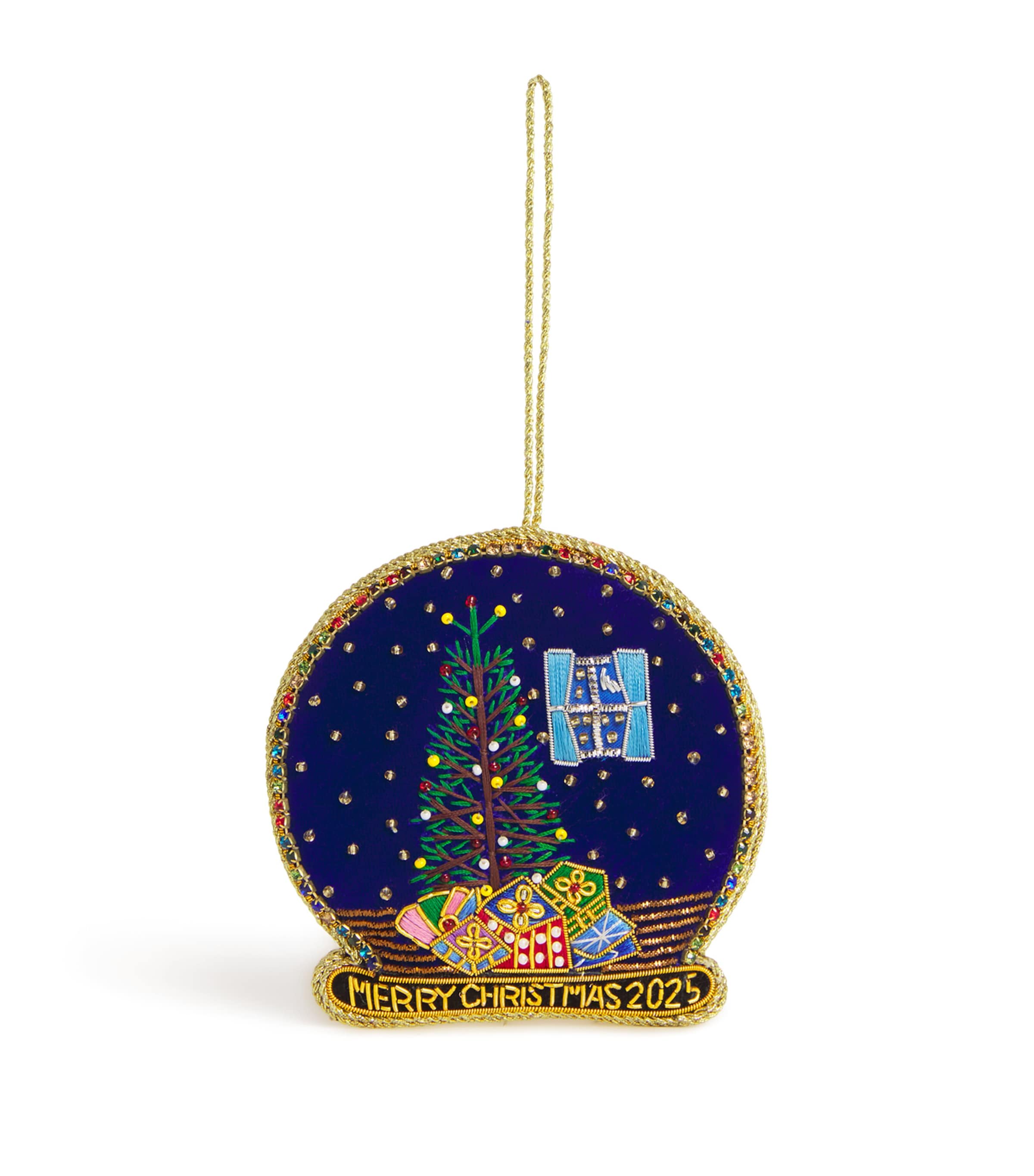 Tinker Tailor Christmas Eve Globe Tree Decoration White