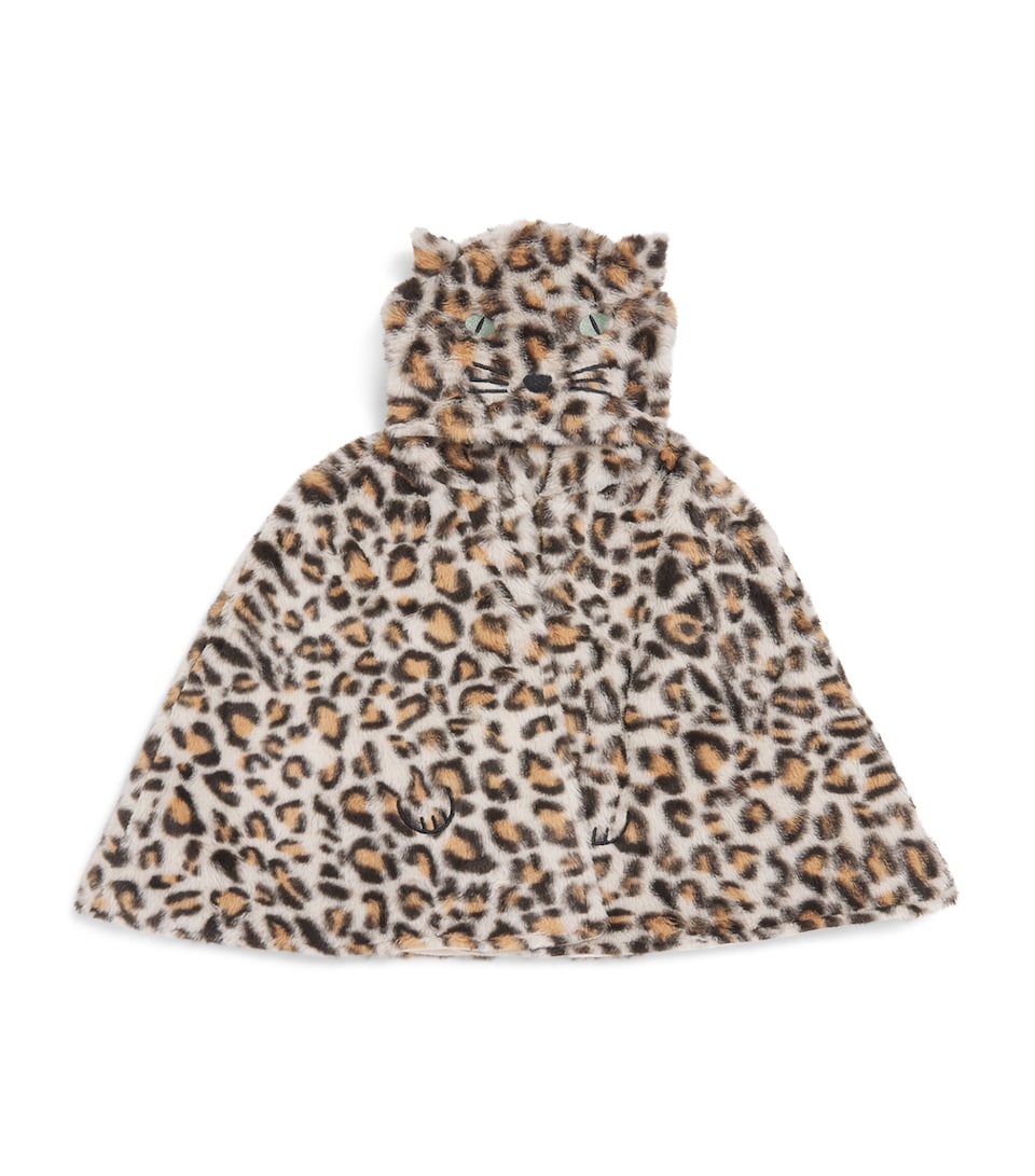 Fluffy Leopard Cape (3-10 Years)