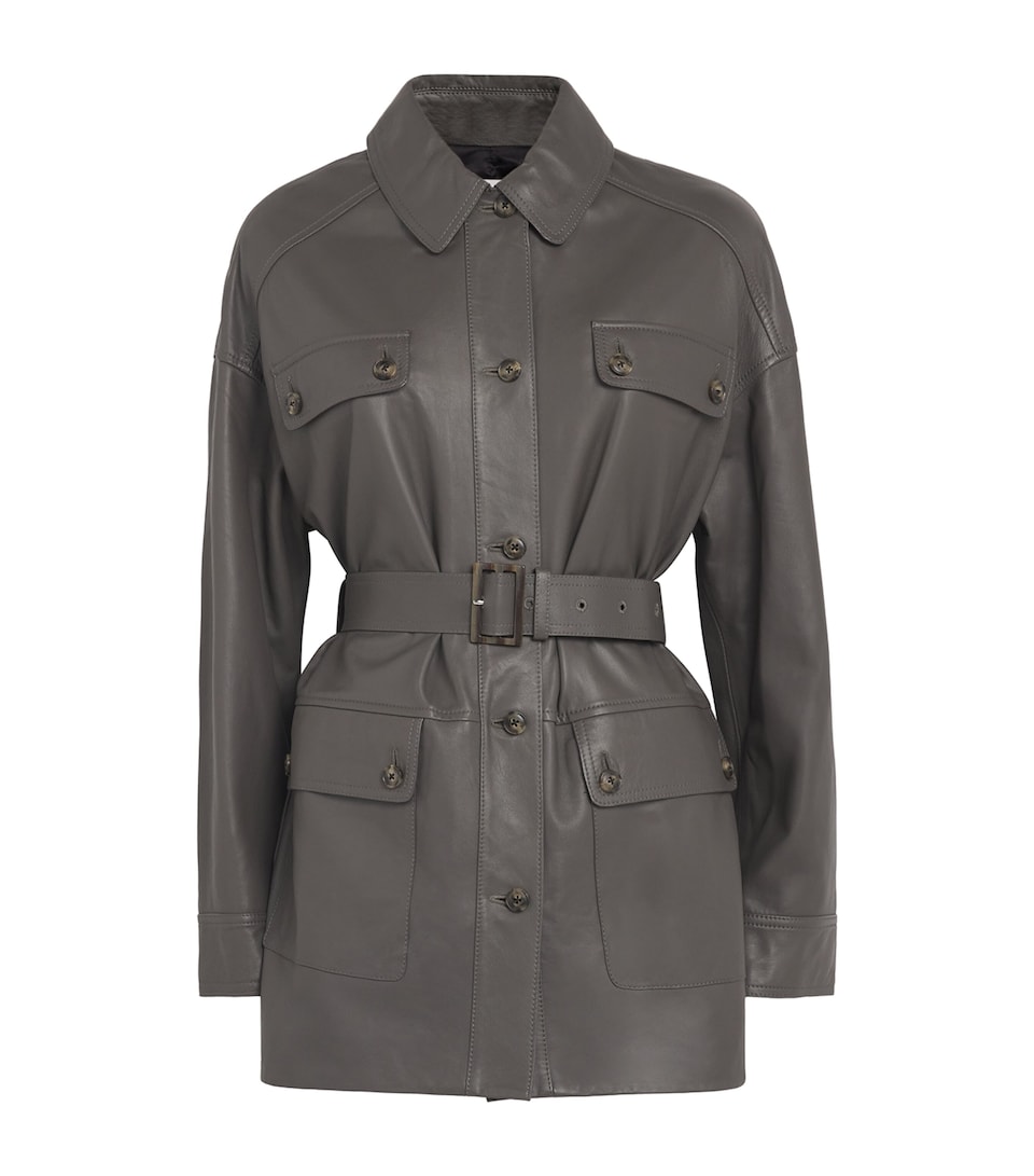 Nappa Lambskin Safari Jacket