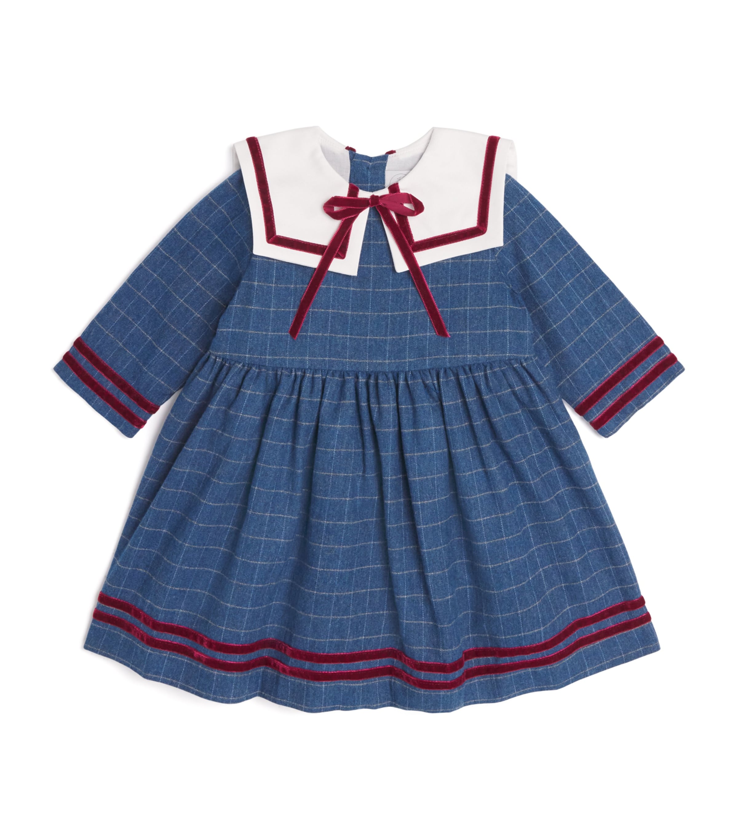 Check Collared Dress (18 Months-4 Years)
