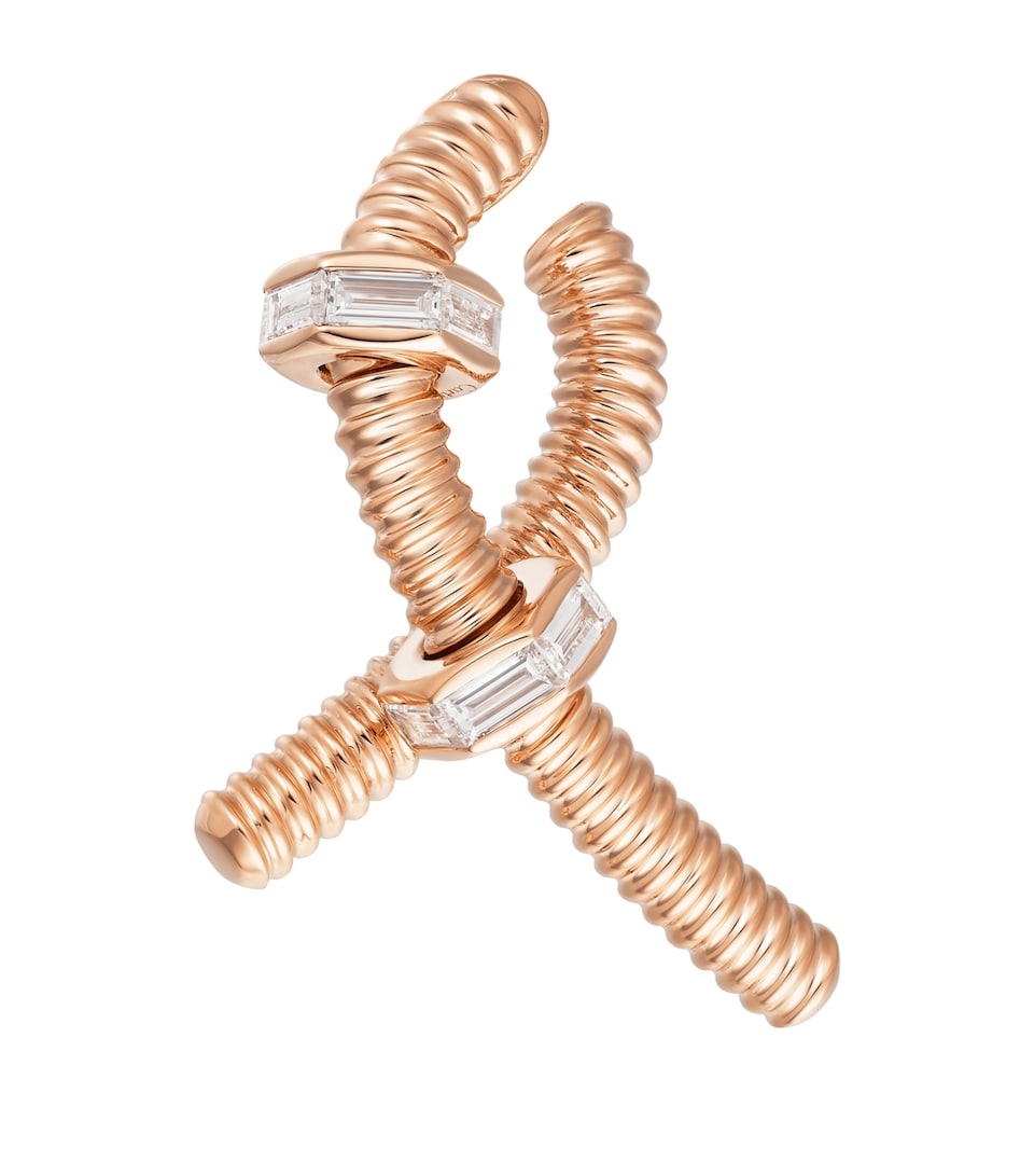 Rose Gold and Diamond Écrou de Cartier Single Earring