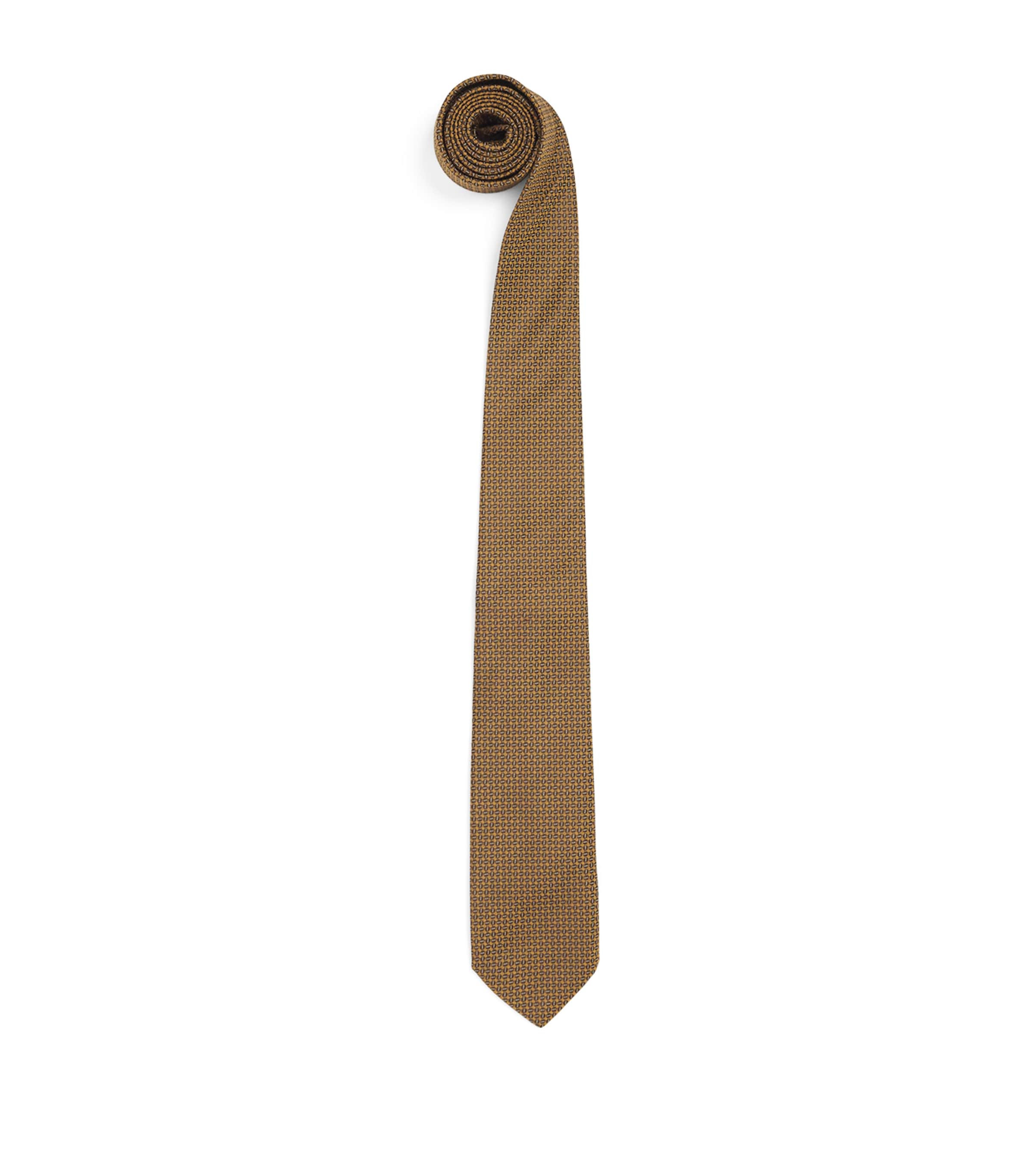 Canali Silk-Wool Jacquard Tie