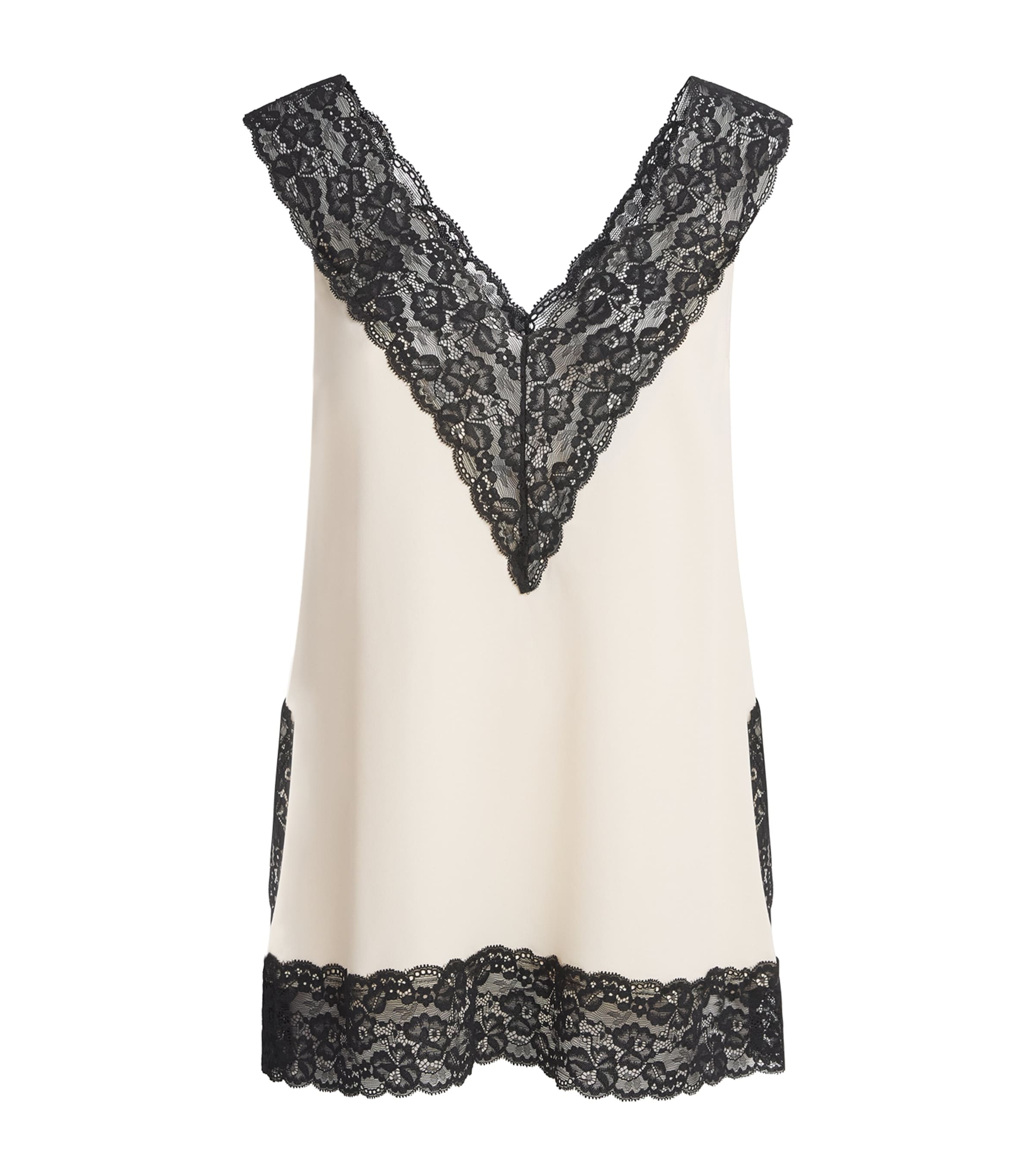 Stylein Womens Lace-Trim Miette Blouse Cream
