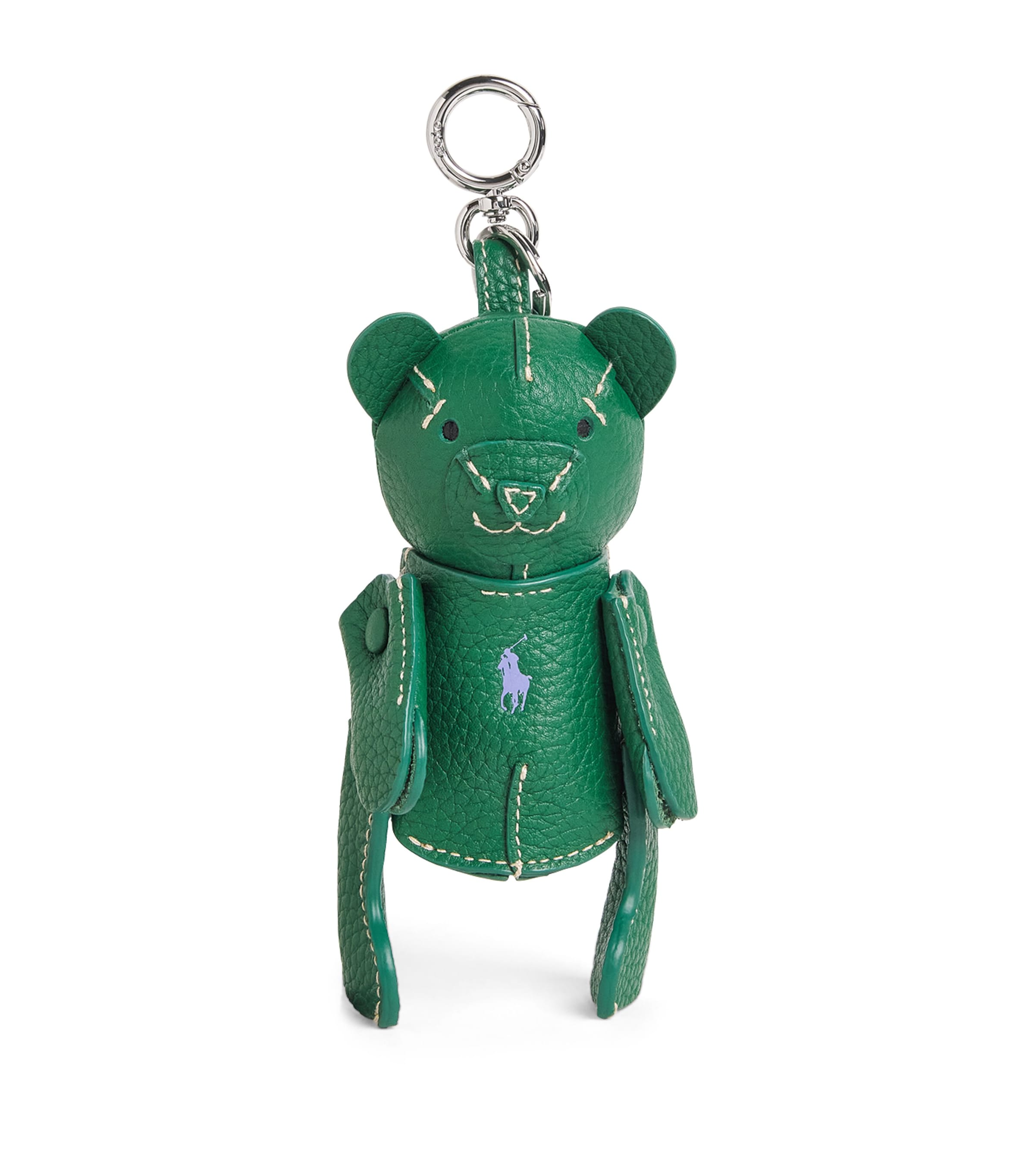 Polo Ralph Lauren Leather Bag Charm Juniper