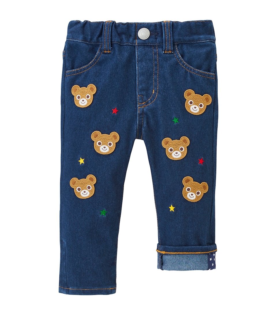 Embroidered Bear Jeans (2-7 Years)