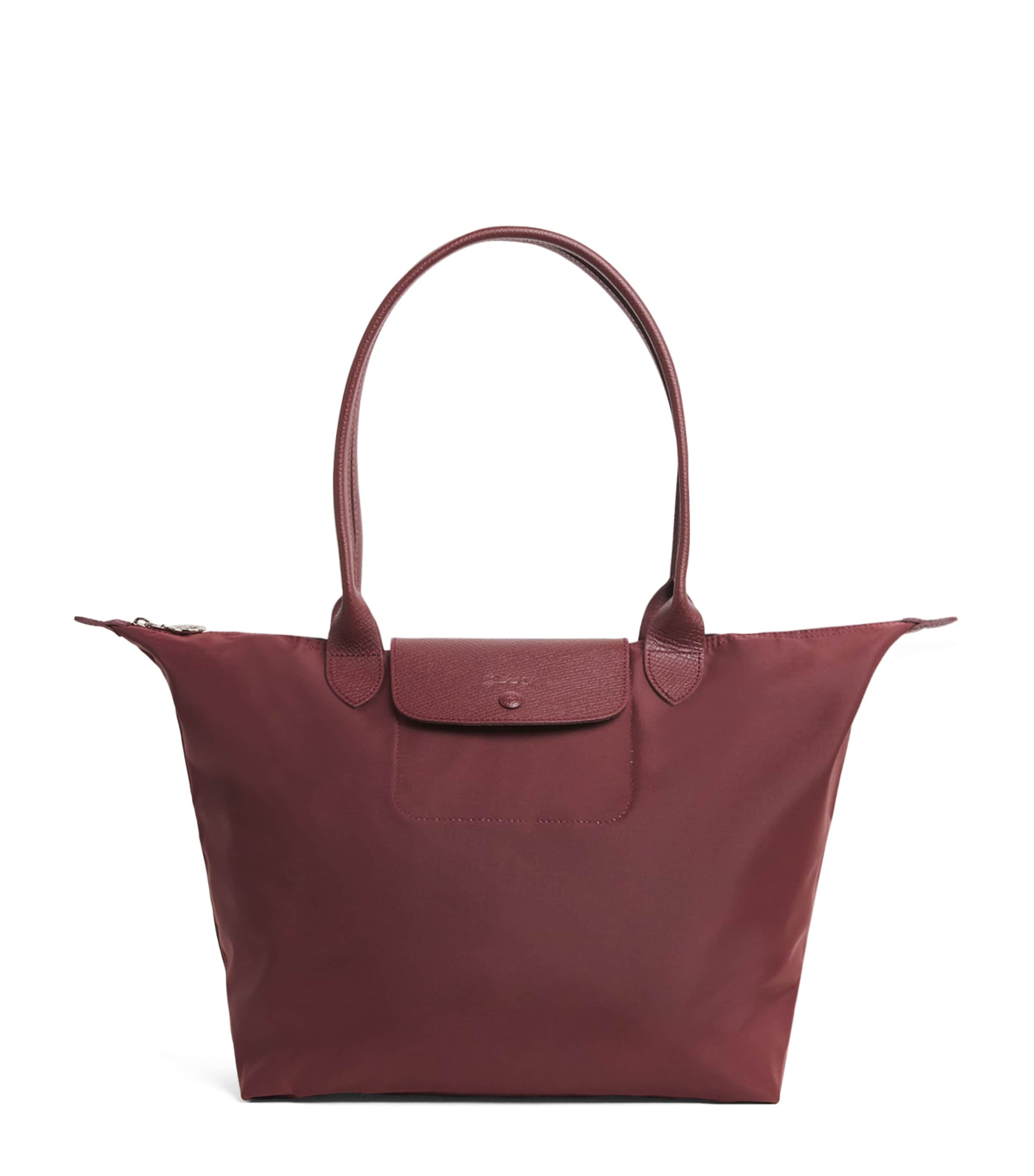 Longchamp Large Le Pliage One Tote Bag Bordeaux