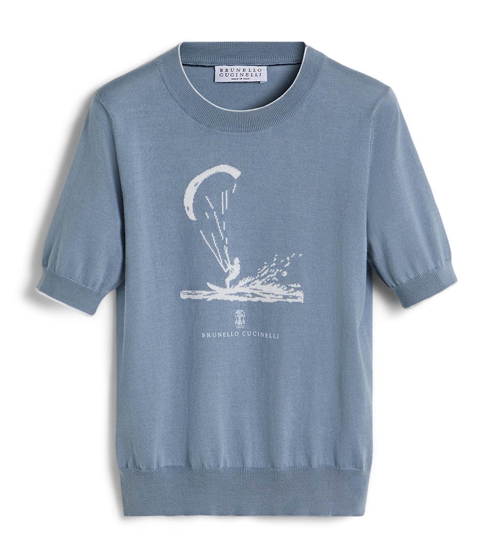 Cotton Jacquard T-Shirt (4-6 Years)