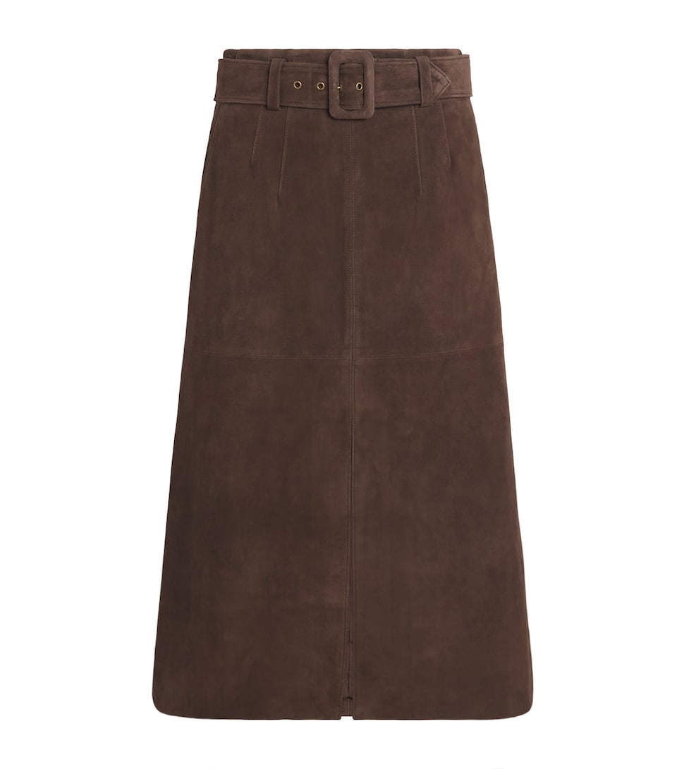 Suede Alexi Midi Skirt