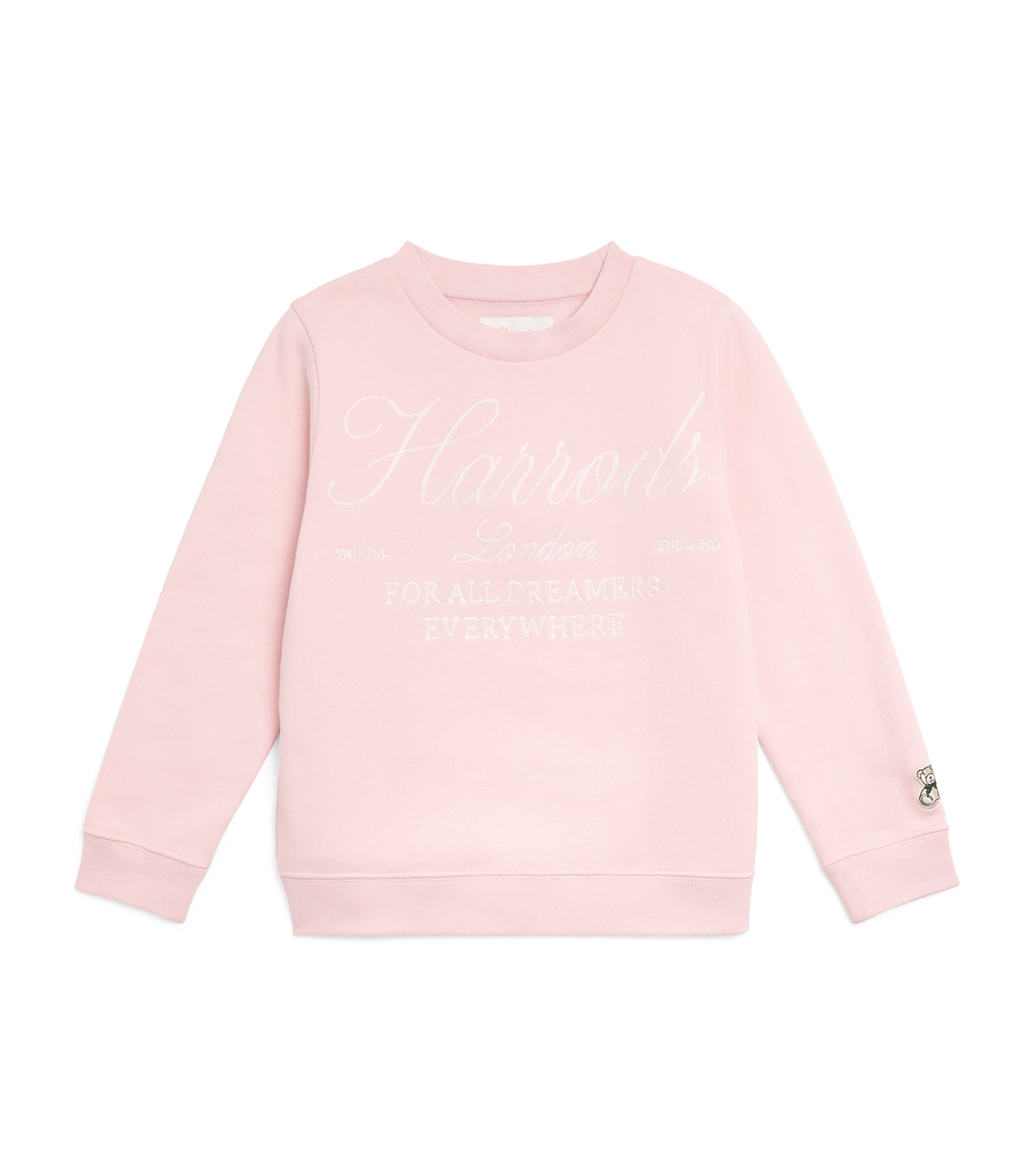 Harrods Cotton Logo Sweatshirt (2-8 Years) Pink