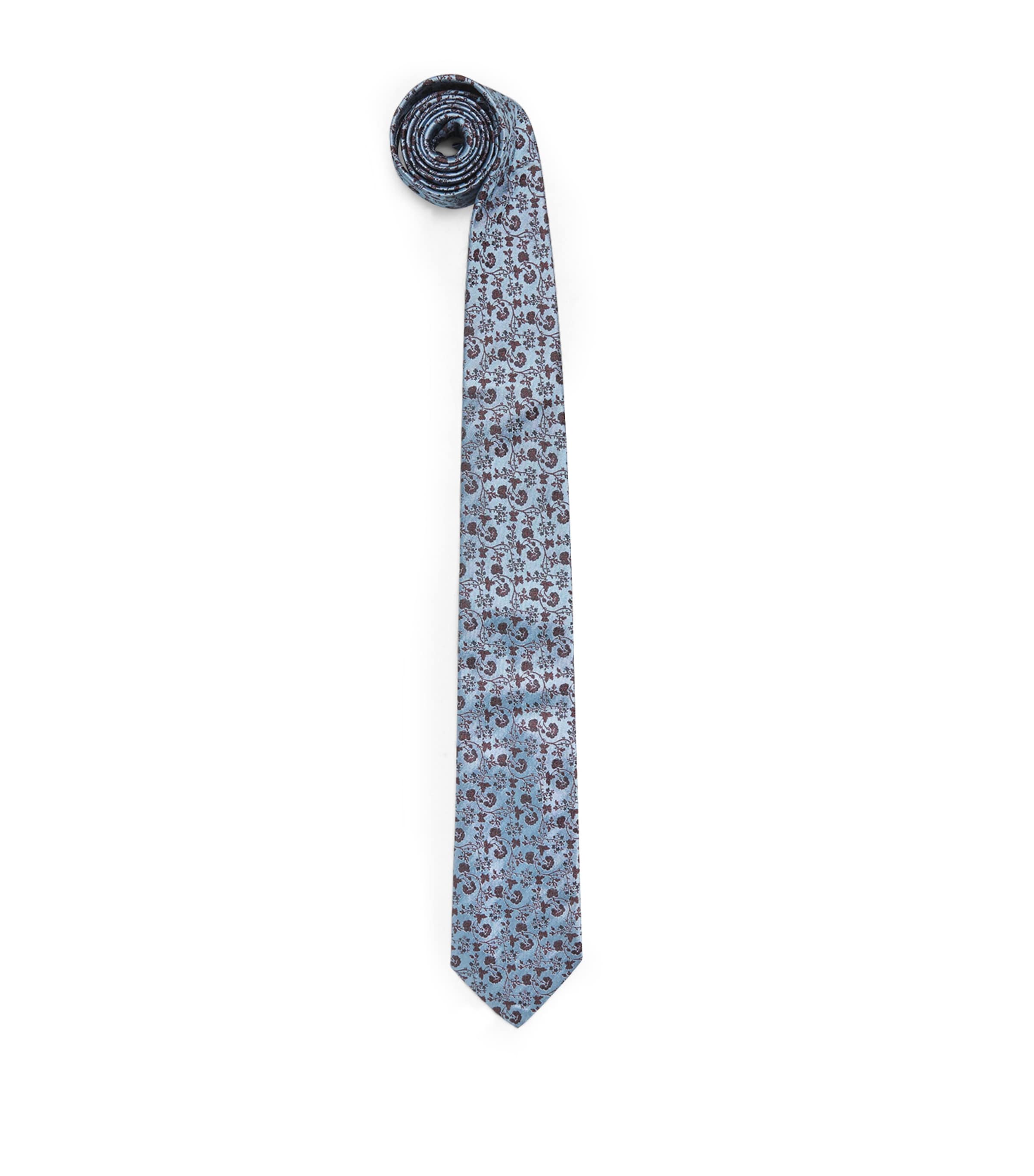 Harrods Silk Jacquard Tie Navy