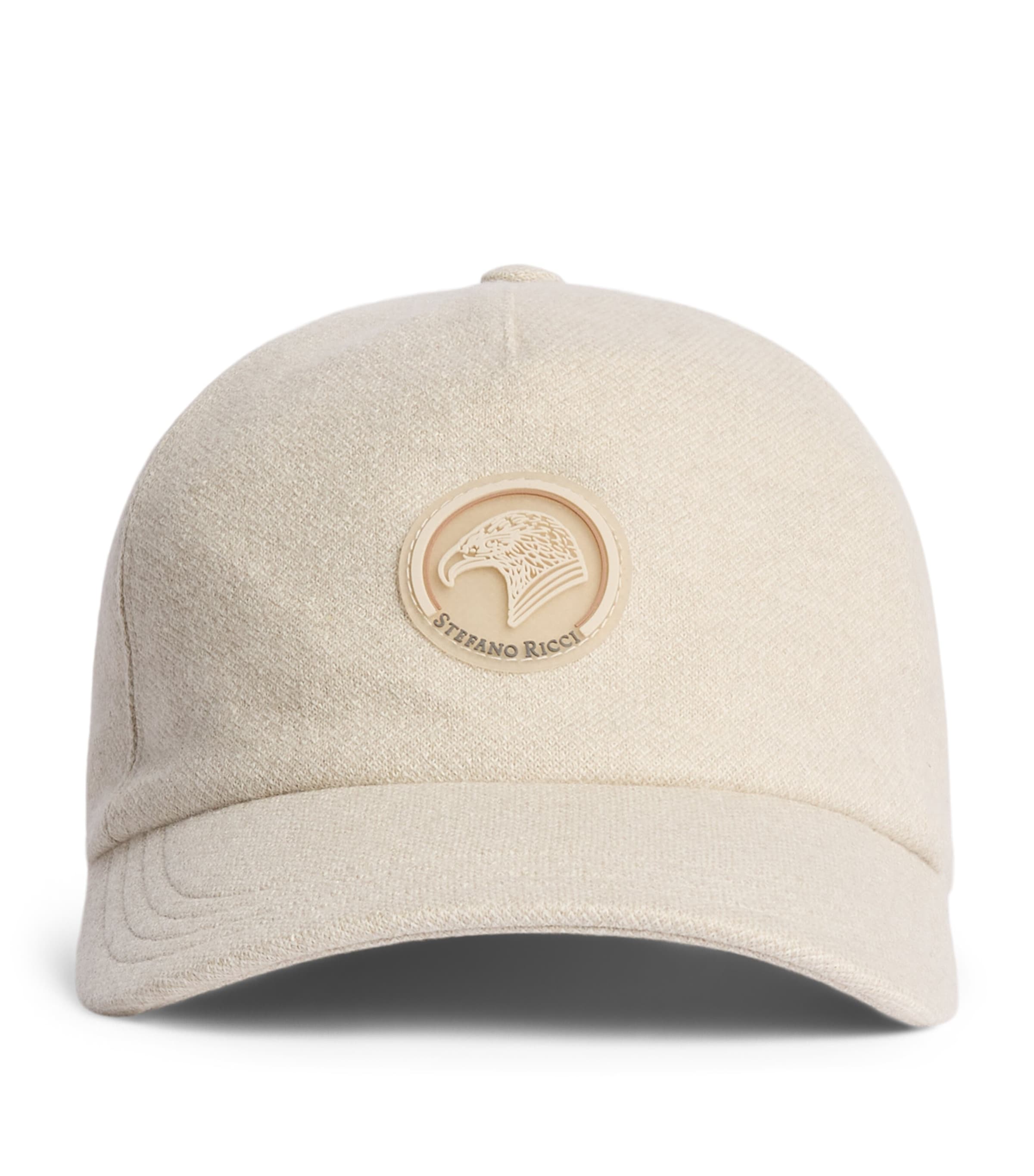 Stefano Ricci Kids Linen-Wool Cap Grey