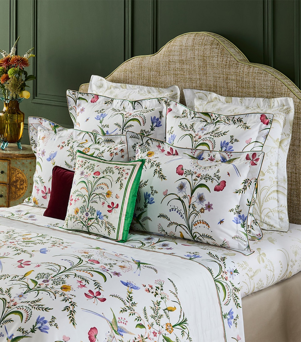 Yves Delorme Organic Cotton Botanic Super King Duvet Cover (260cm x 220cm)