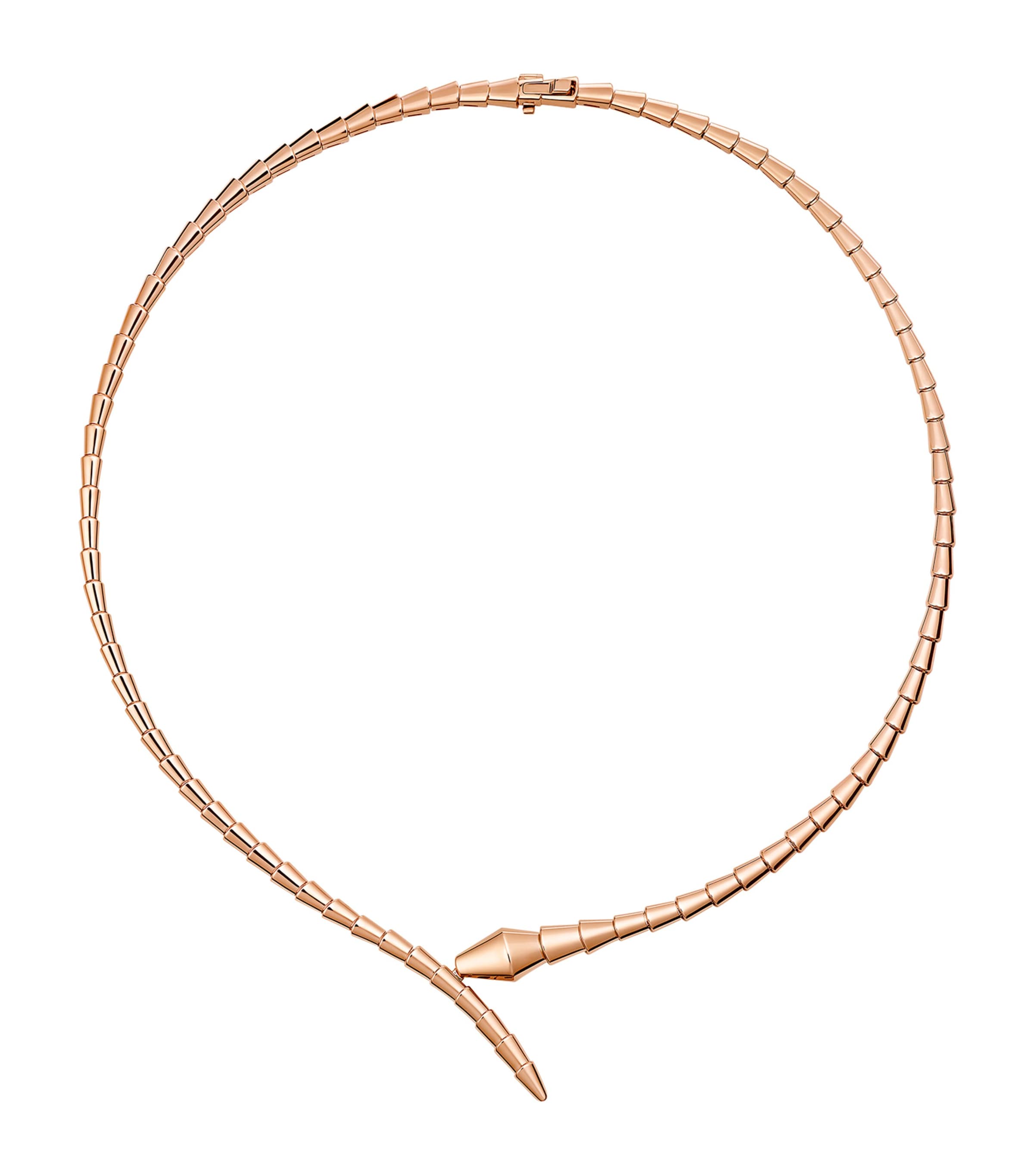 Rose Gold Serpenti Viper Necklace
