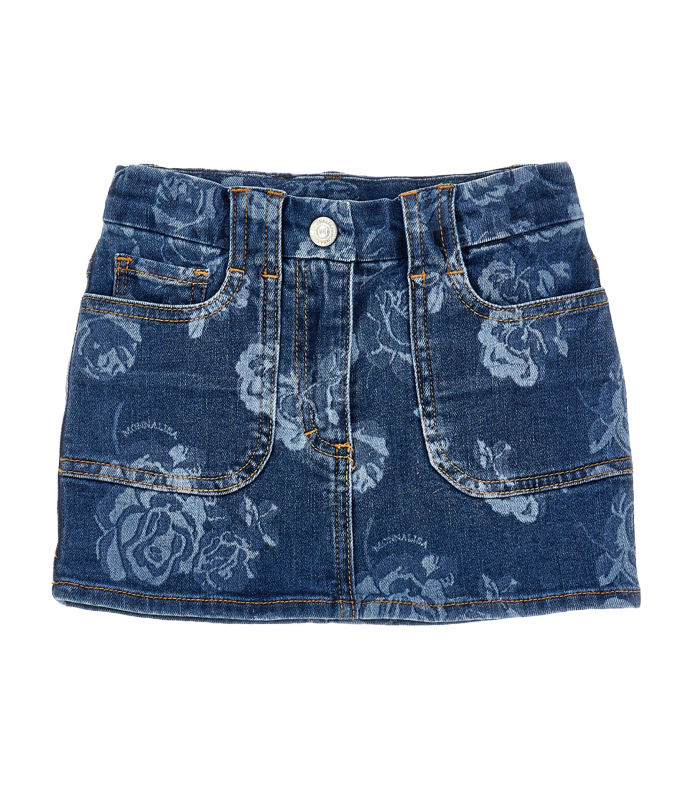 Floral Denim Skirt (2-12 Years)