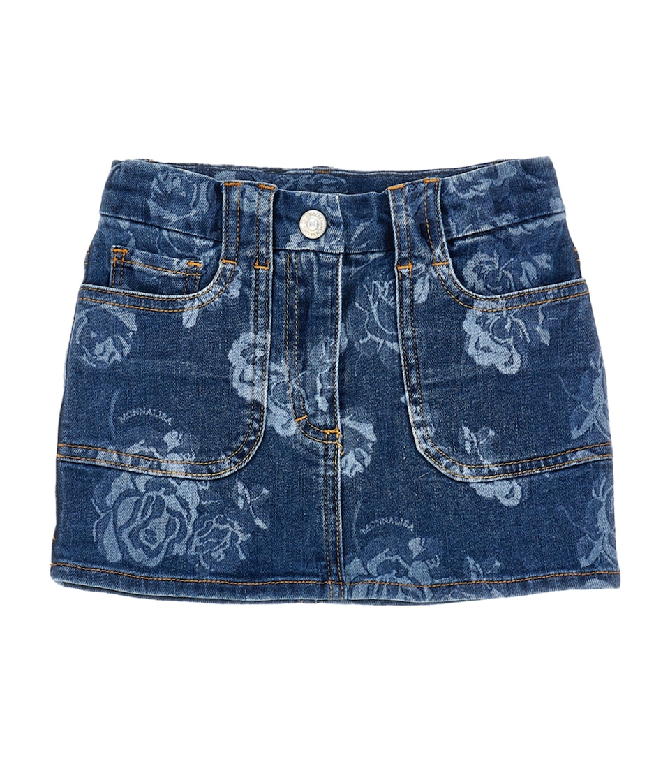 Floral Denim Skirt (2-12 Years)
