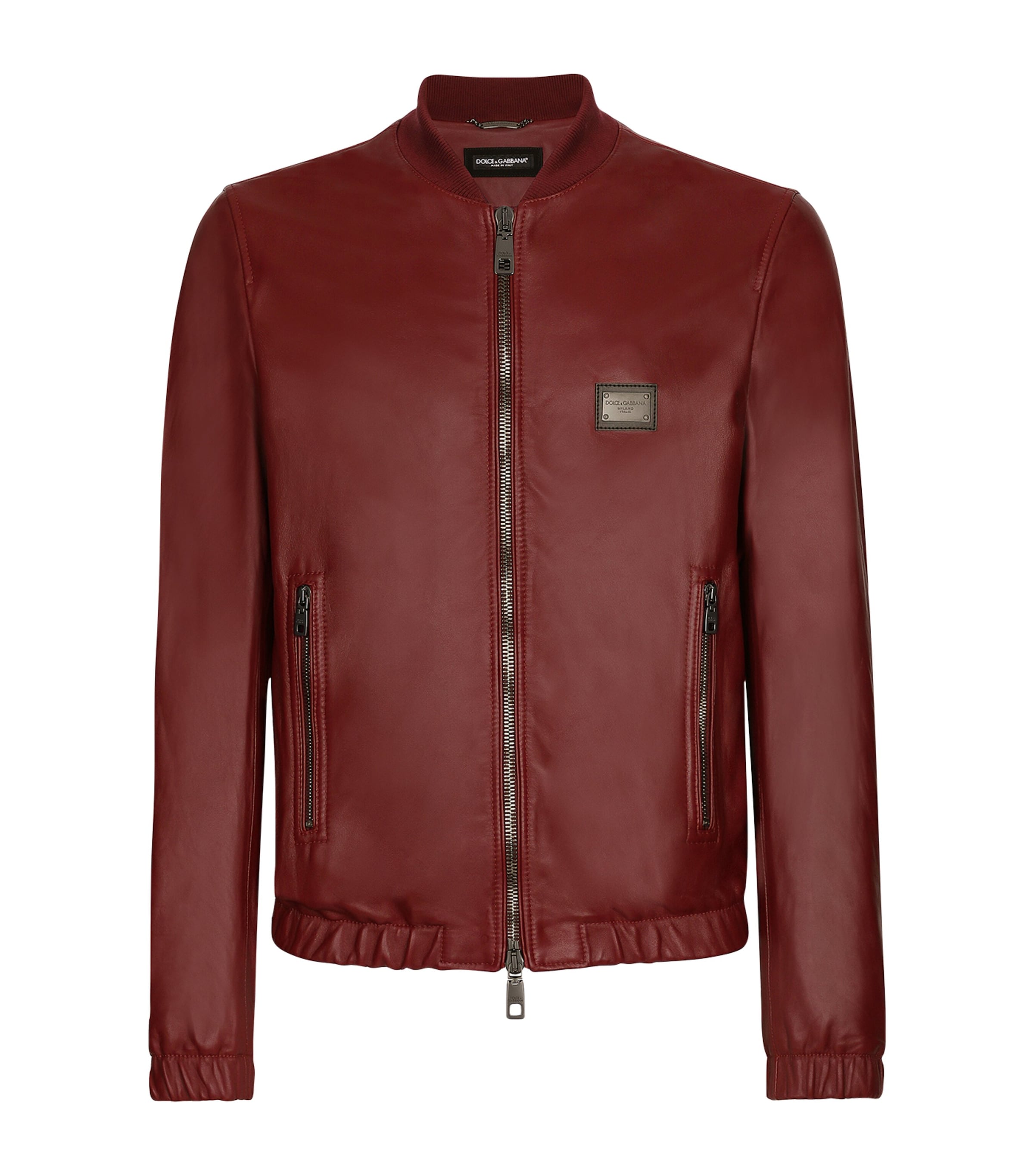 Leather Bomber Jacket