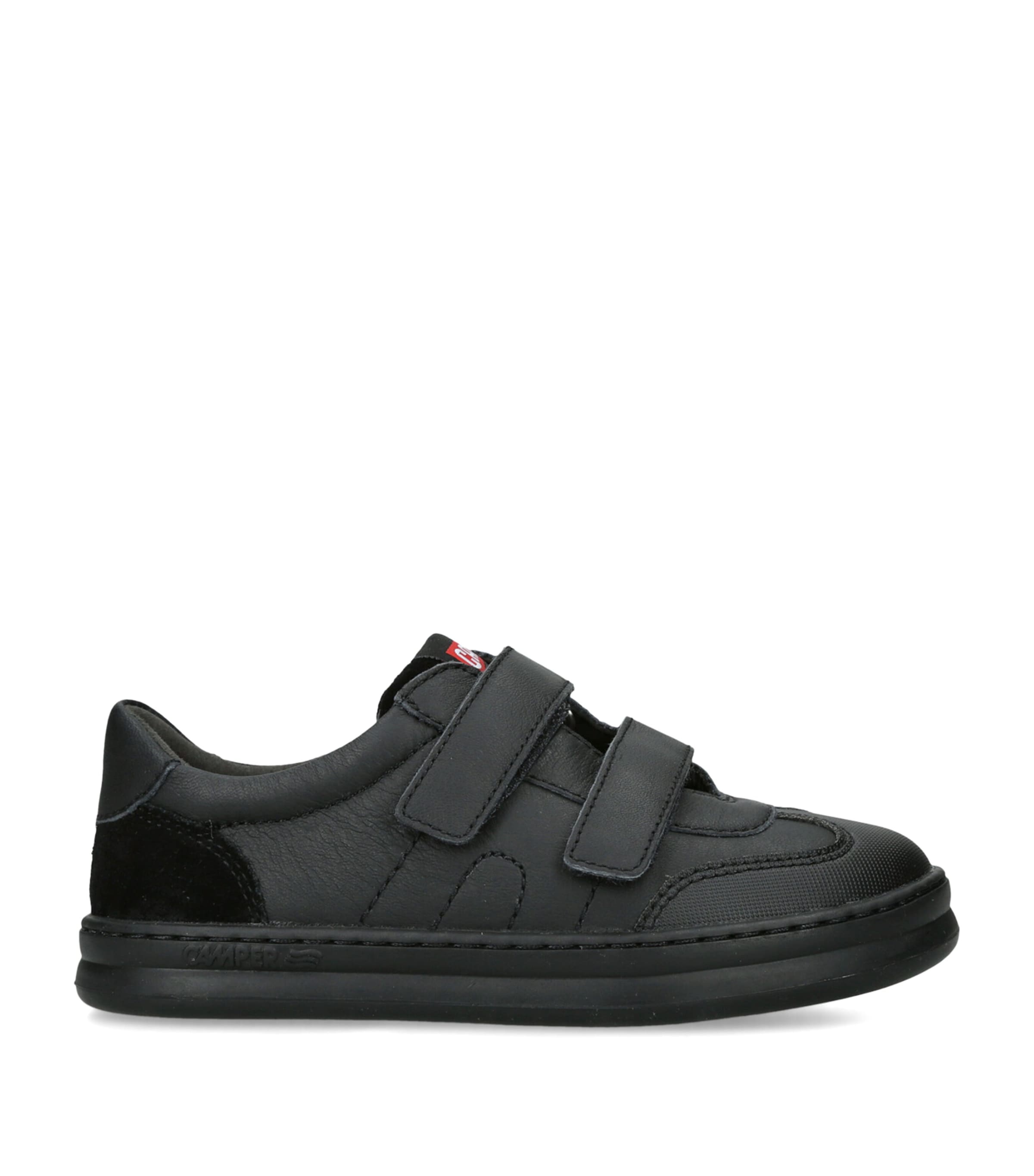 Camper Leather Runner School Shoes Black