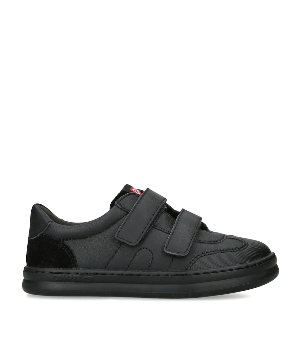 Camper Leather Runner School Shoes Black