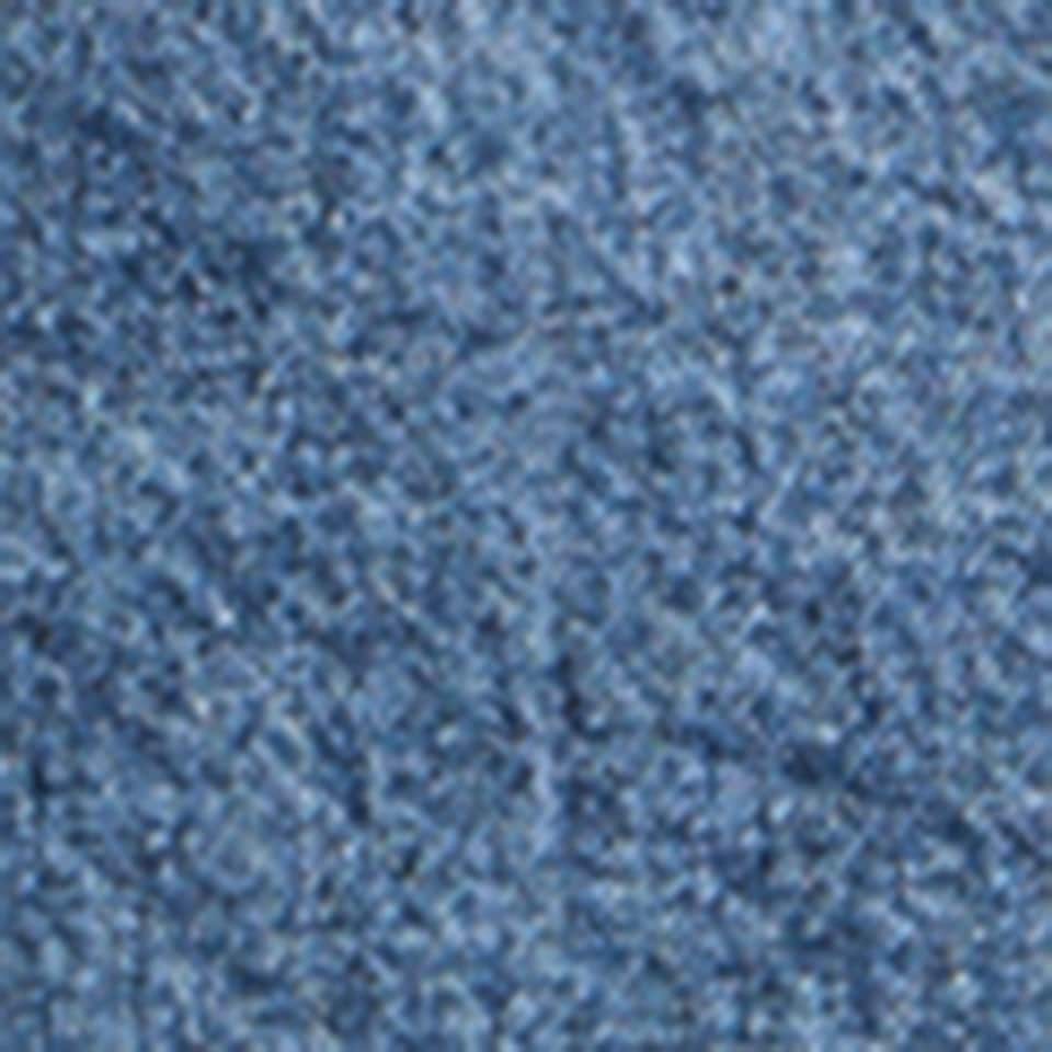 Alaïa Womens Side-Split Petal Round Jeans Bleu Neige