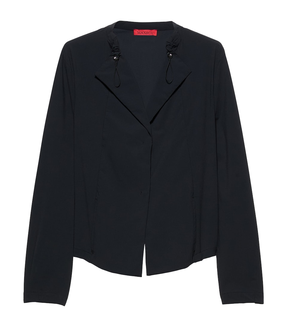 MAX&Co. Womens Technical Jersey Jacket Black