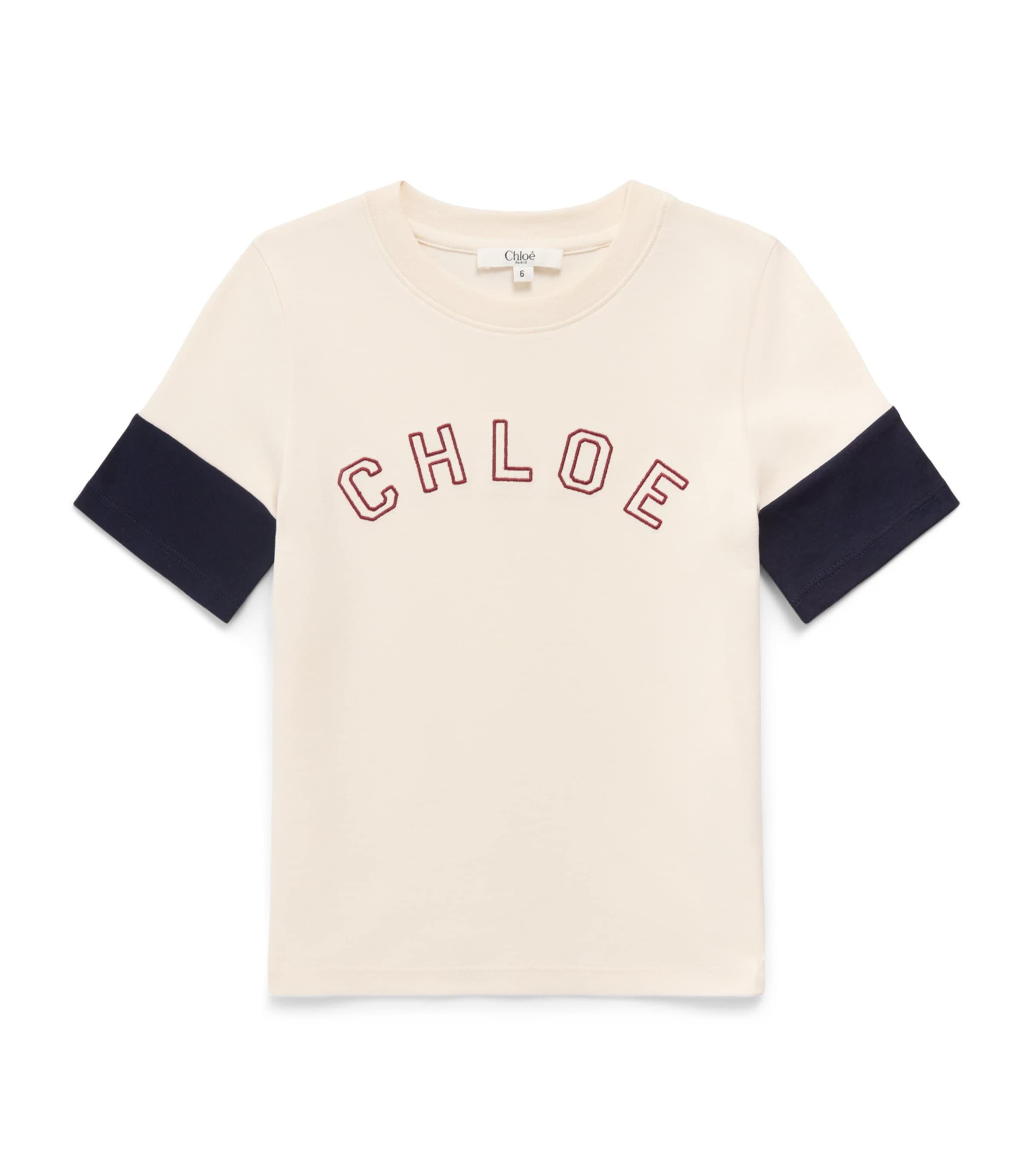 Chloé Kids Logo T-Shirt (4-14 Years) Ivory