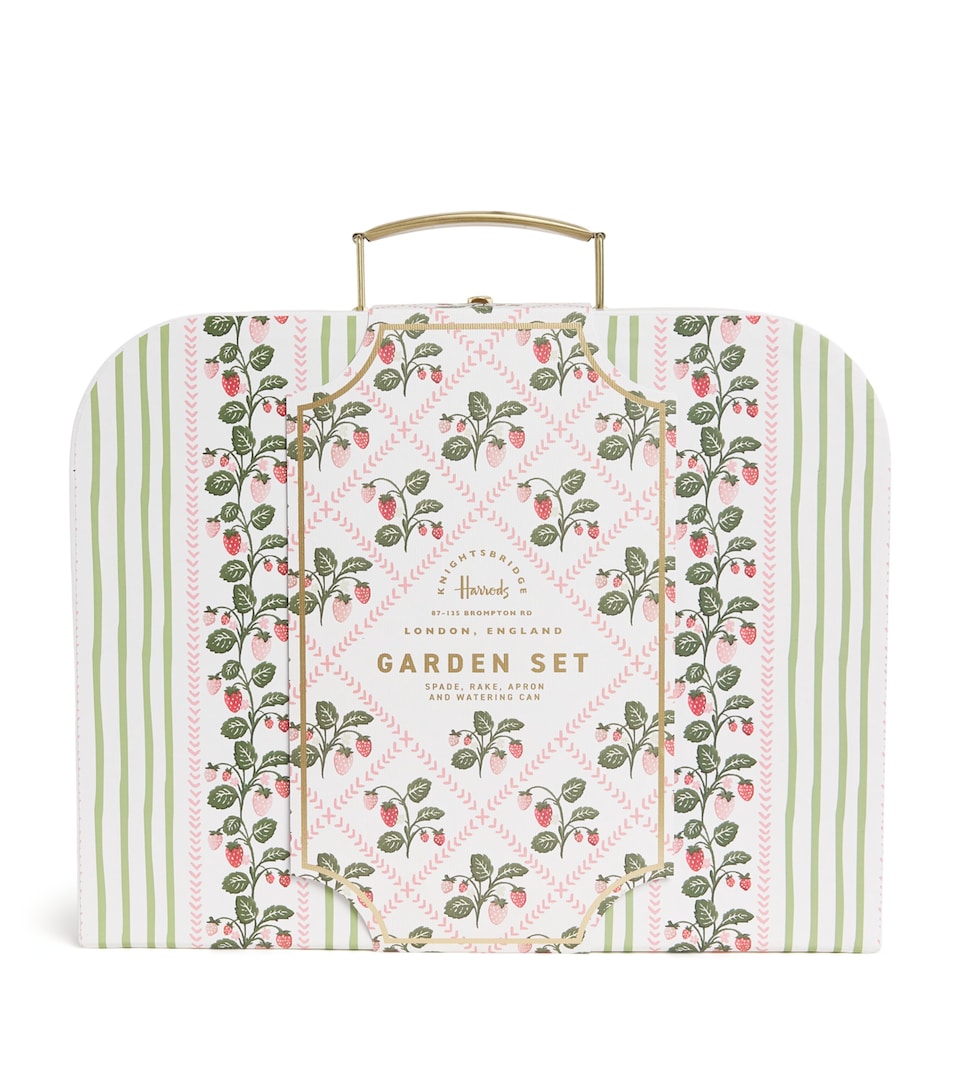 Harrods Strawberry Gardening Suitcase Set