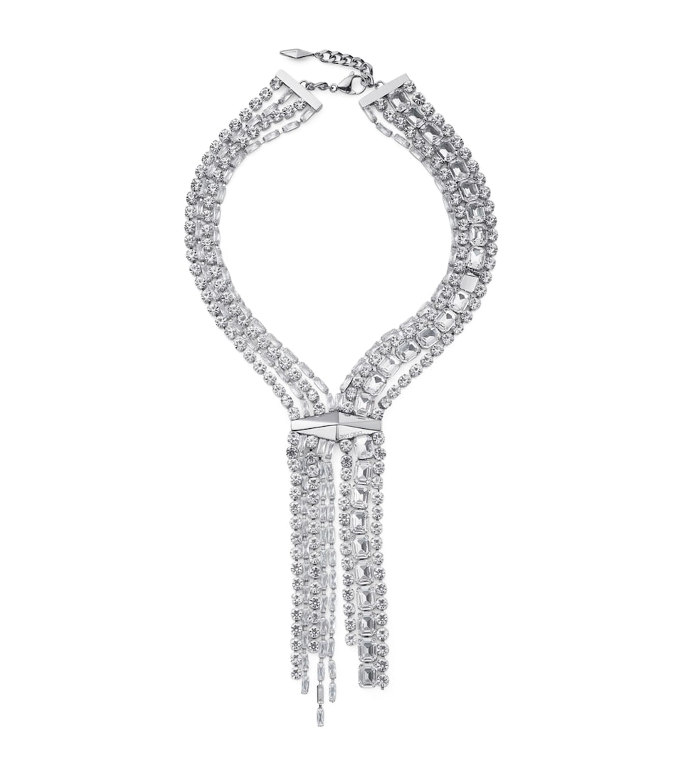 Crystal-Embellished Zandra Necklace