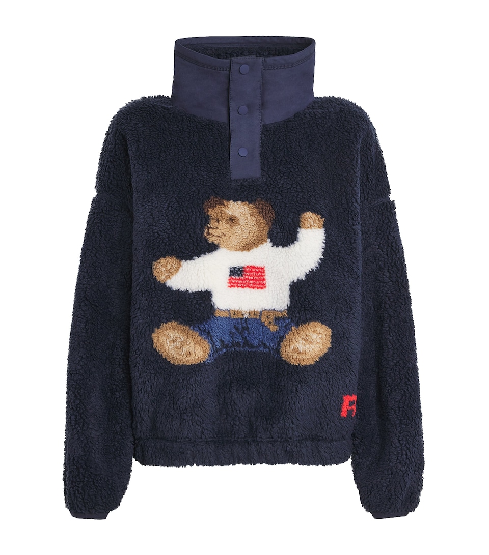 Fleece Polo Bear Sweatshirt