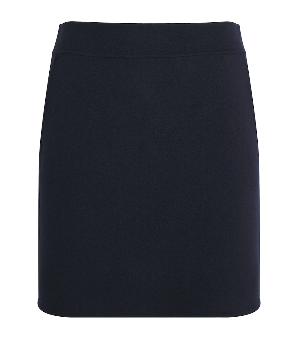 Virgin Wool Mini Skirt