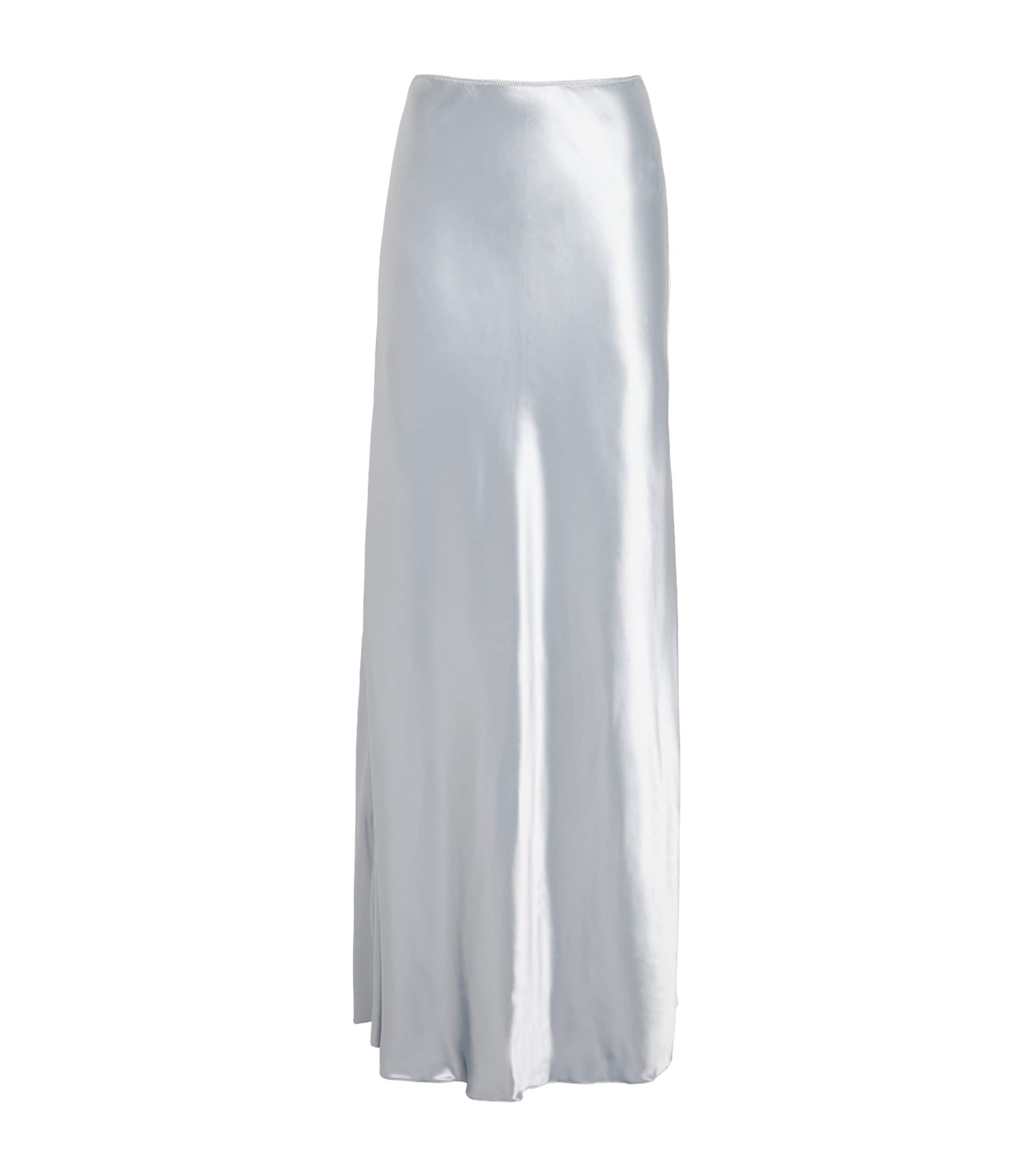 Bias-Cut Maxi Skirt