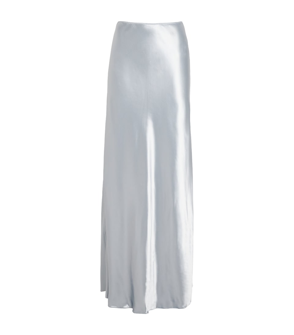 Bias-Cut Maxi Skirt