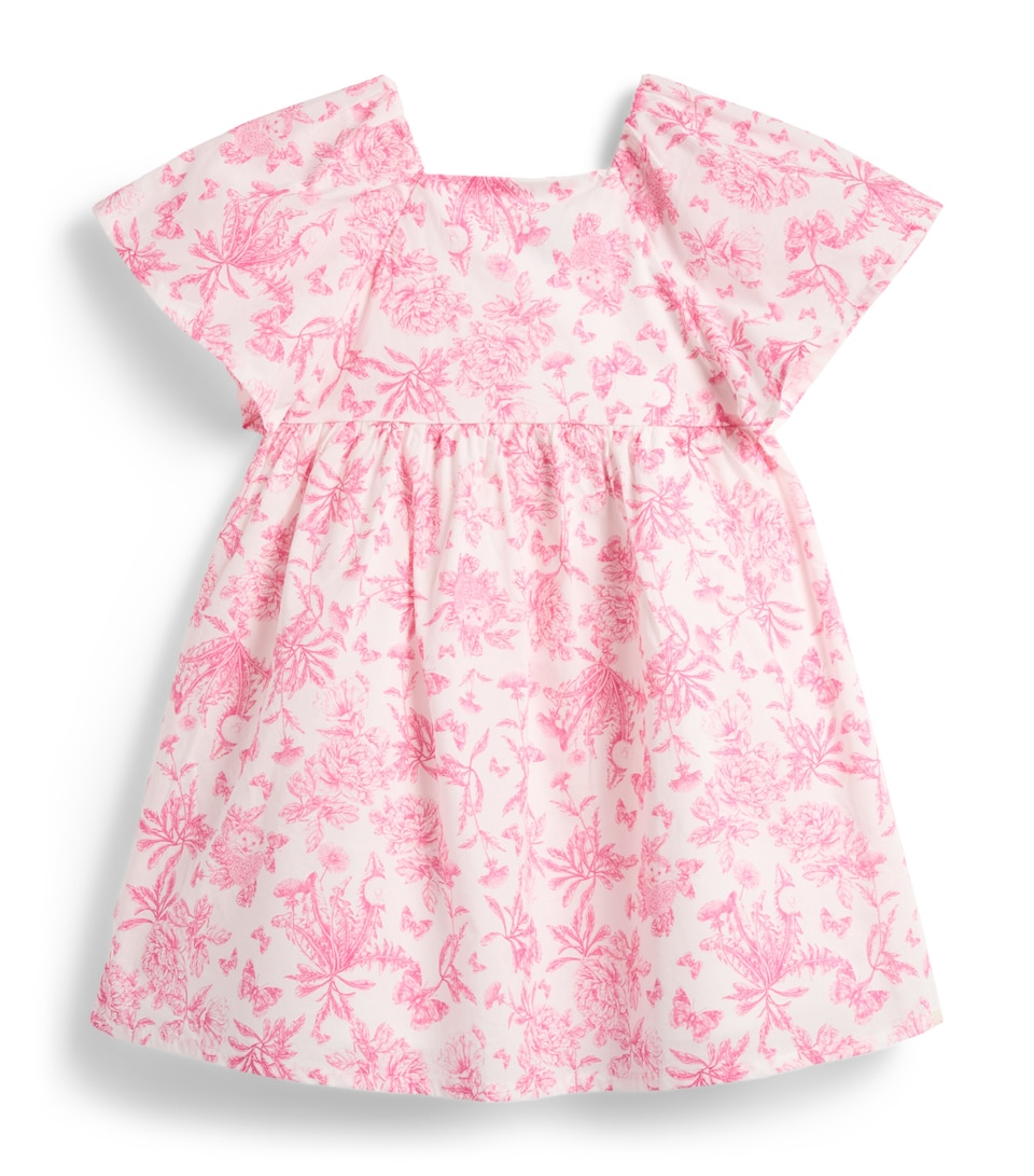 Tartine et Chocolat Cotton Printed Dress (2-14 Years) Hibiscus