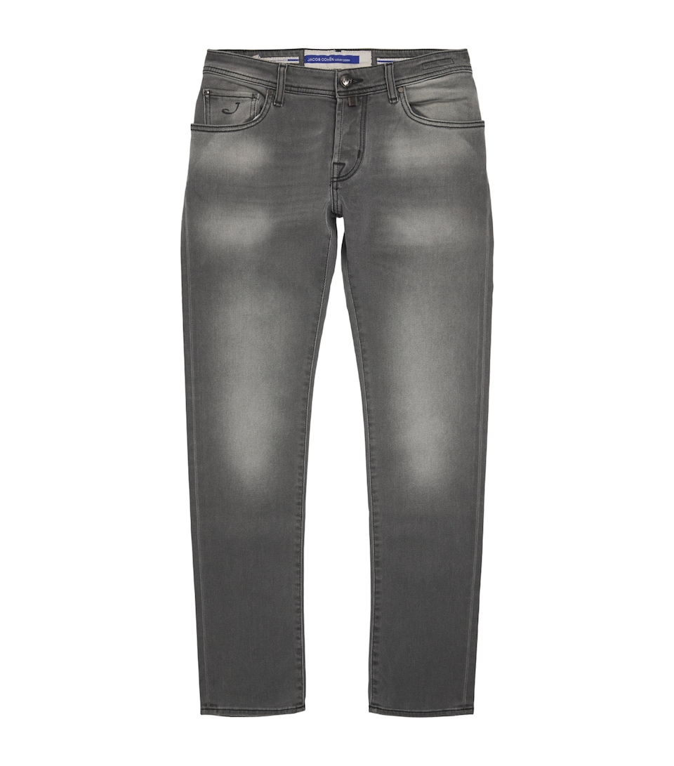Comfort-Stretch Faded Slim Jeans