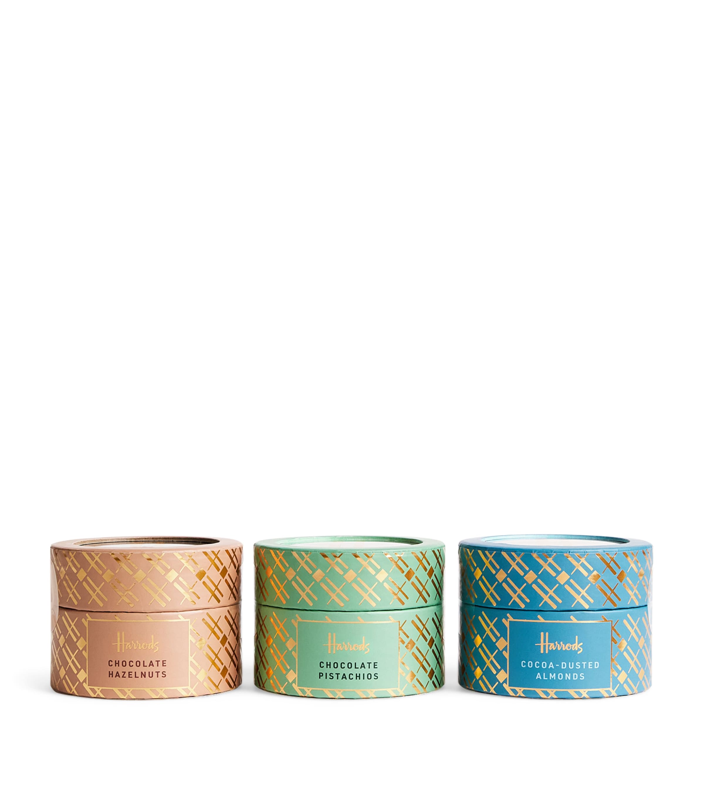 Harrods Mini Drum Chocolate Nuts Gift Set (300g)