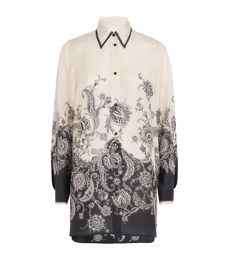 Silk Floral Rhiannon Shirt