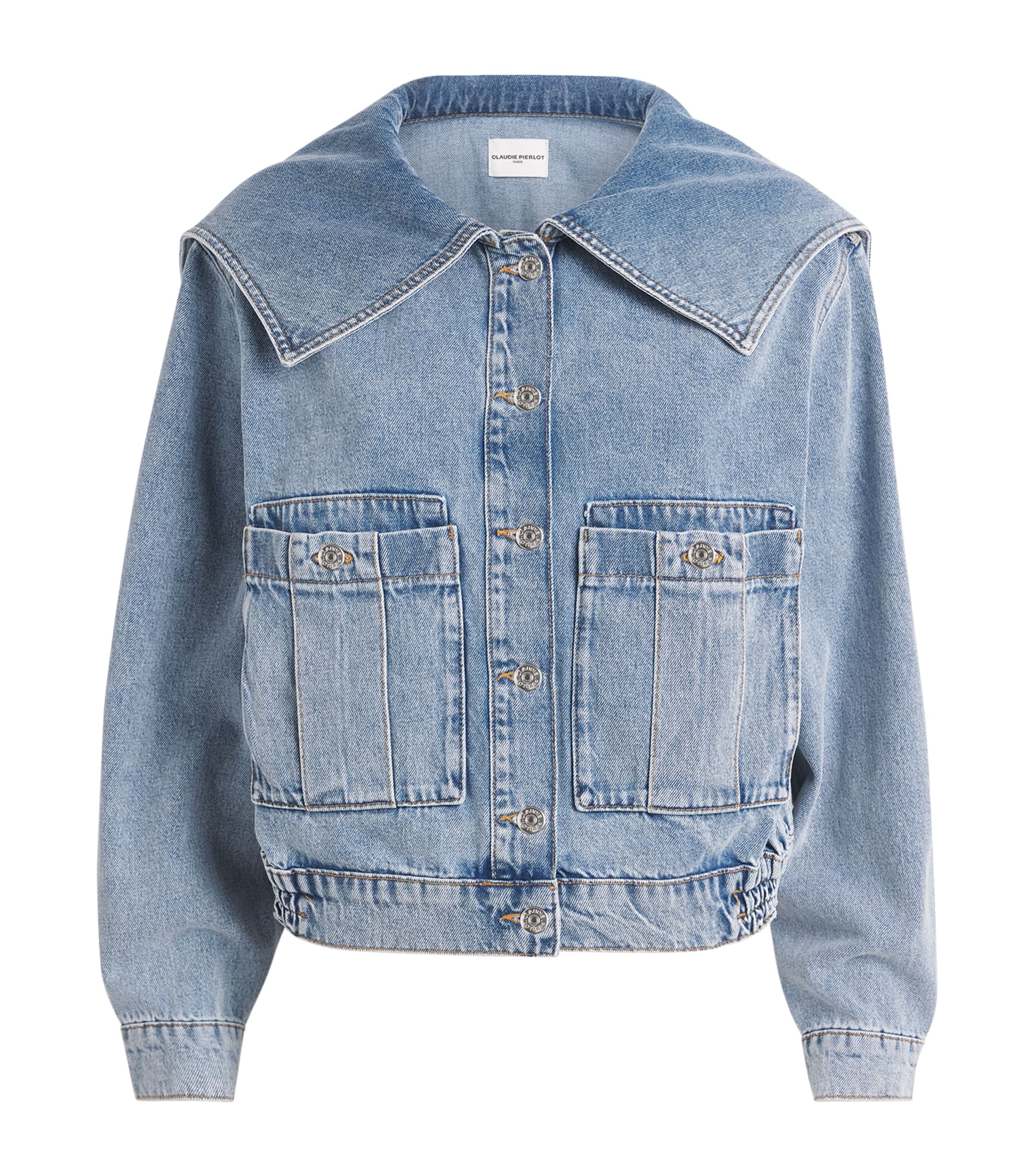 Oversized Collar Denim Jacket