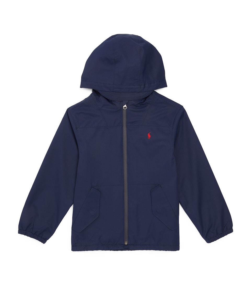 Ralph Lauren Kids Hooded Windbreaker (5-7 Years) Navy