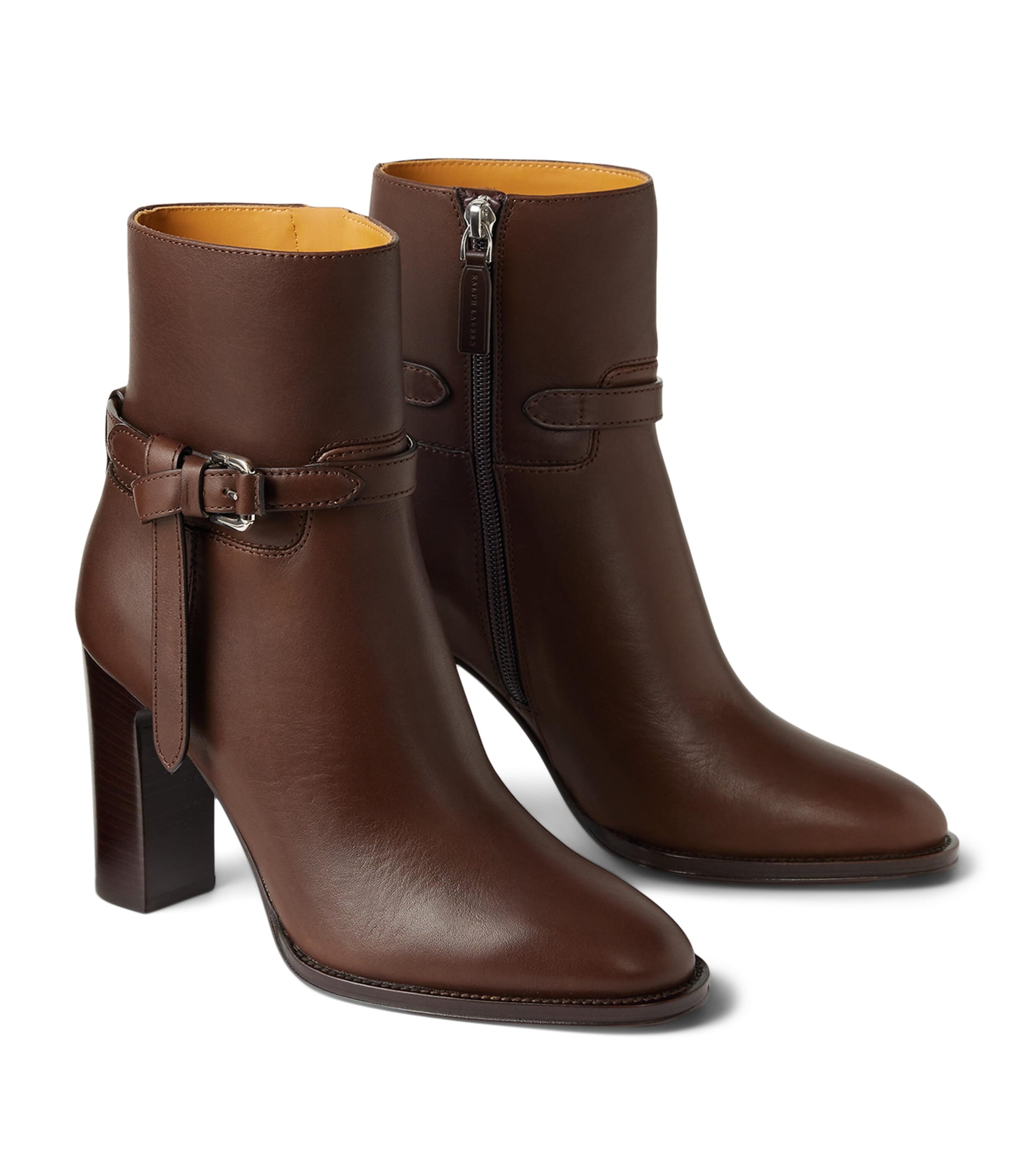 Leather Donnely Ankle Boots 90